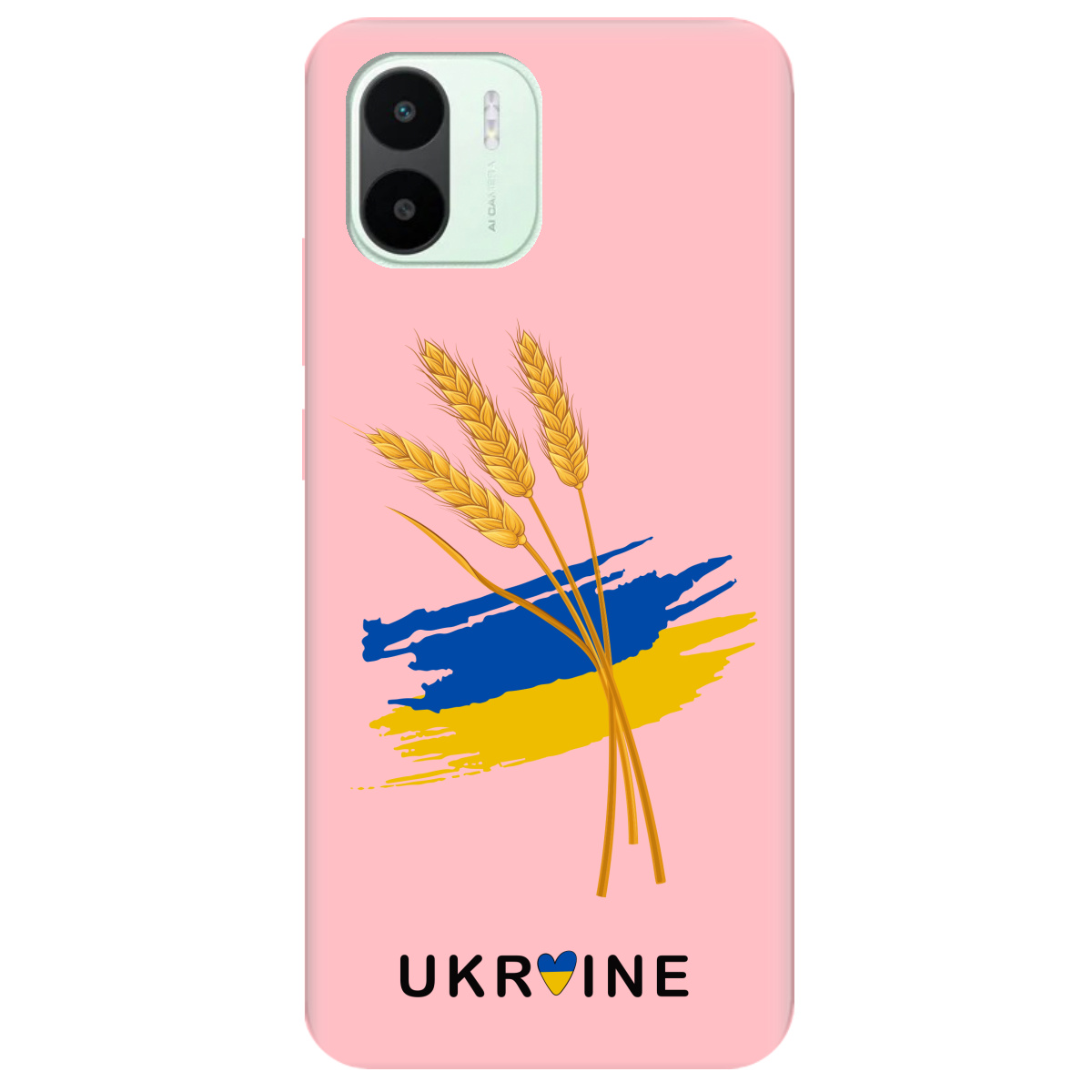 Чохол для Xiaomi Redmi A1 ніжно-рожевий матовий soft touch Spikelets - фото 1 - Чохли для телефонів