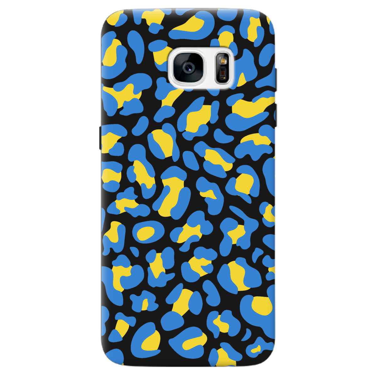 Чехол для Samsung Galaxy S7 Edge черный матовый soft touch LeopardUA - фото 1 - Чехлы для телефонов