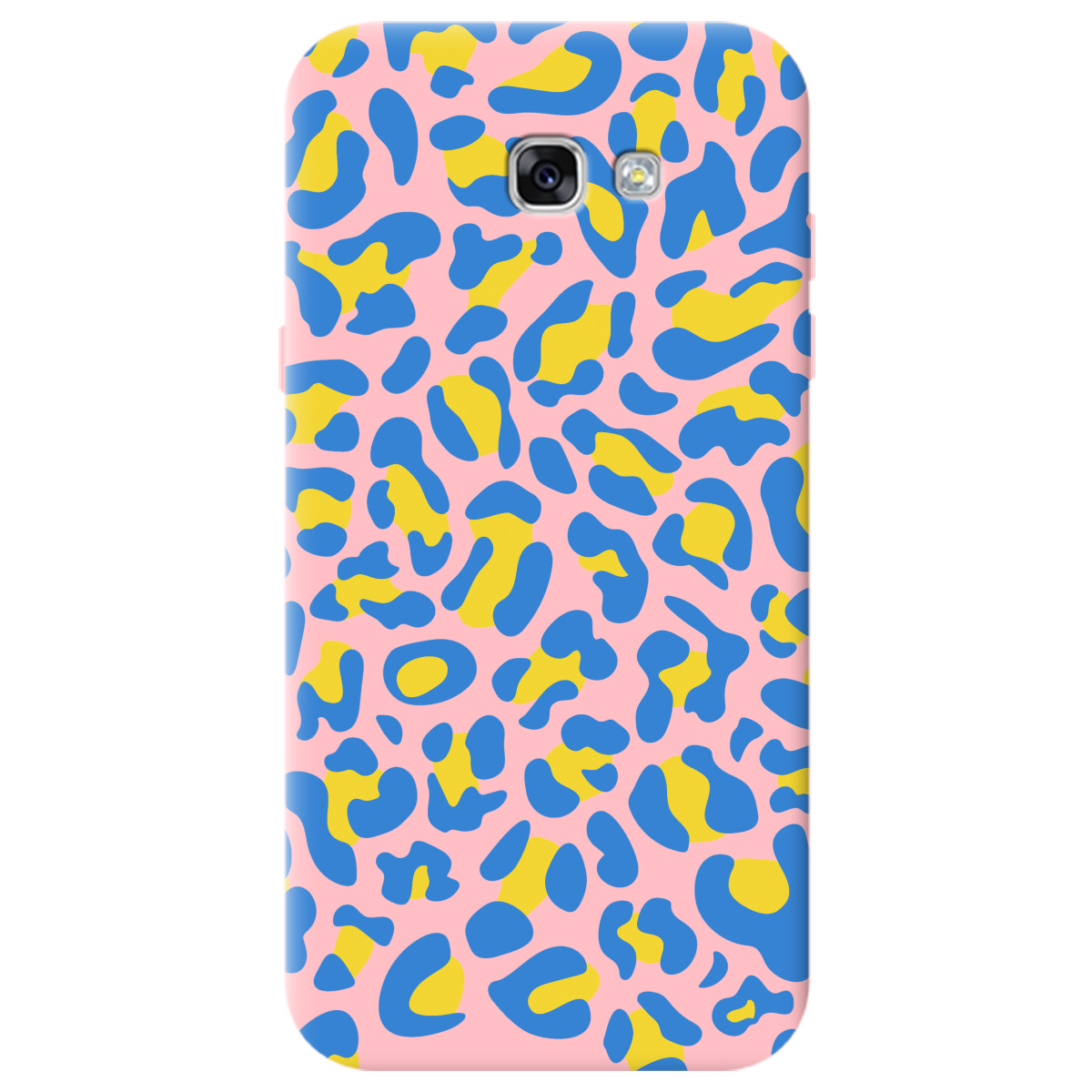 Чохол для Samsung Galaxy A7 2017 ніжно-рожевий матовий soft touch LeopardUA - фото 1 - Чохли для телефонів