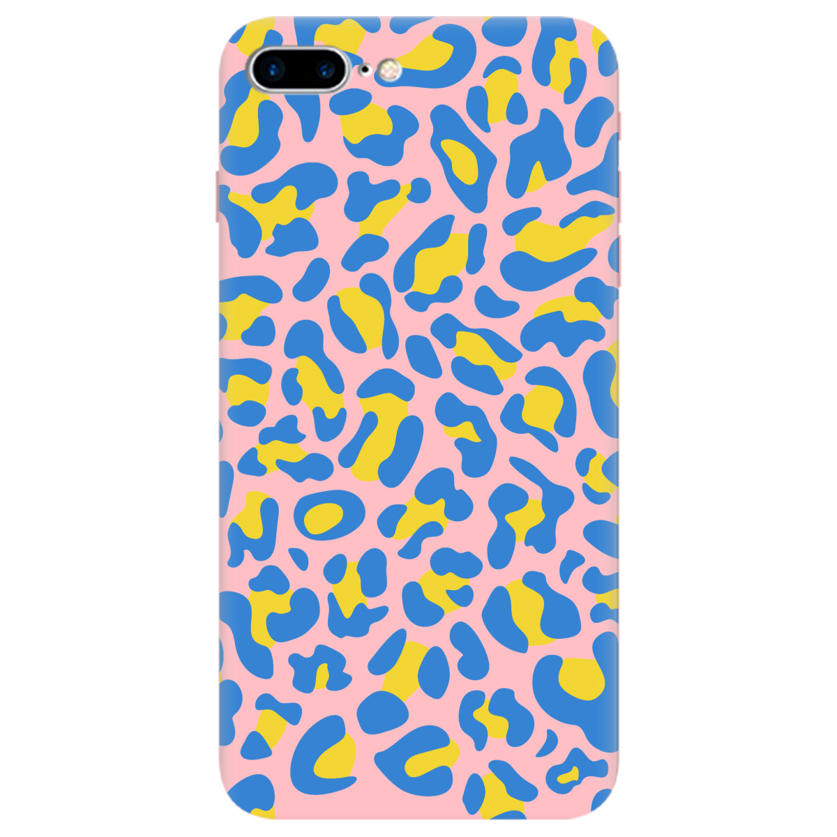 Чехол для Apple iPhone 8 Plus нежно-розовый матовый soft touch LeopardUA - фото 1 - Чехлы для телефонов