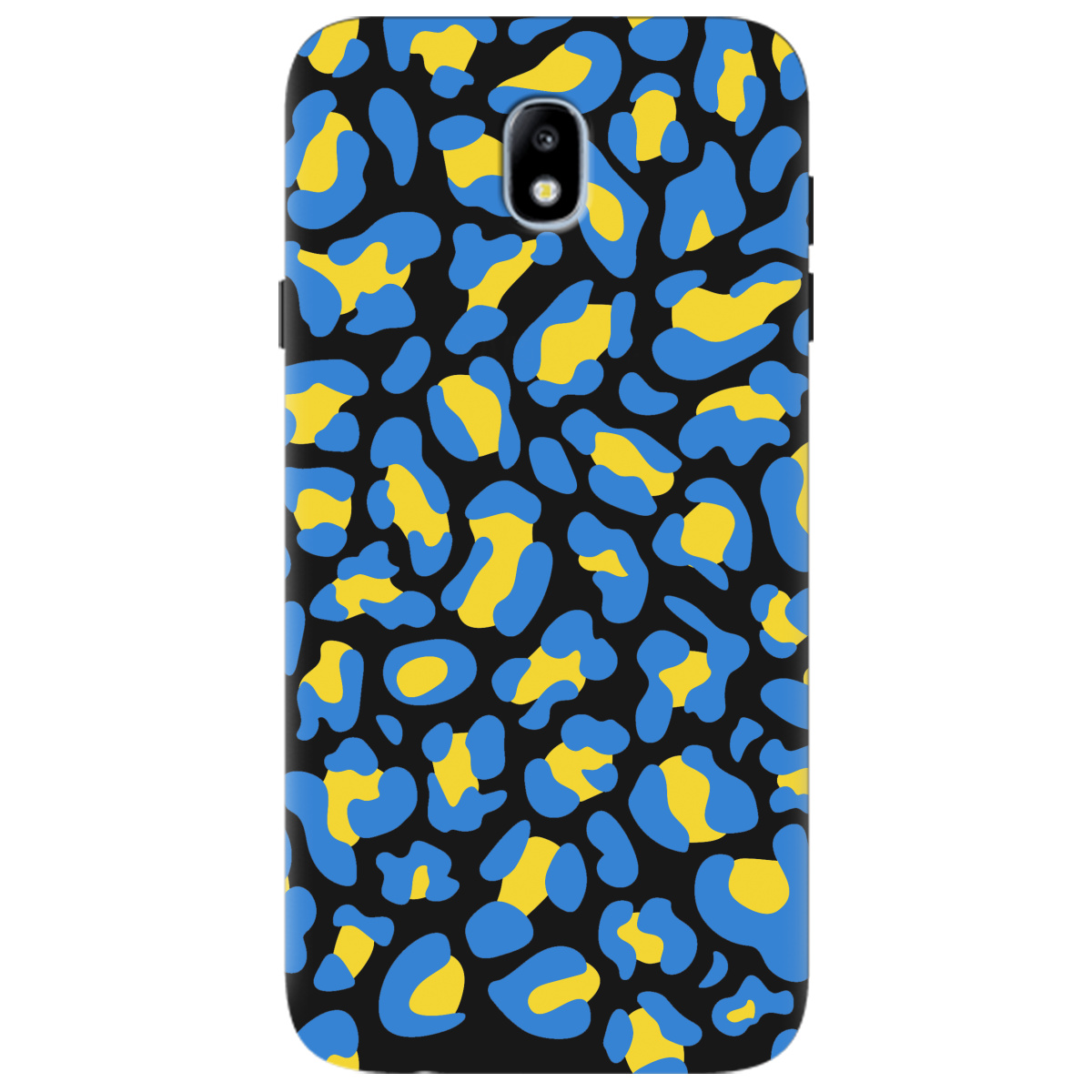 Чохол для Samsung Galaxy J7 2017 чорний матовий soft touch LeopardUA - фото 1 - Чохли для телефонів