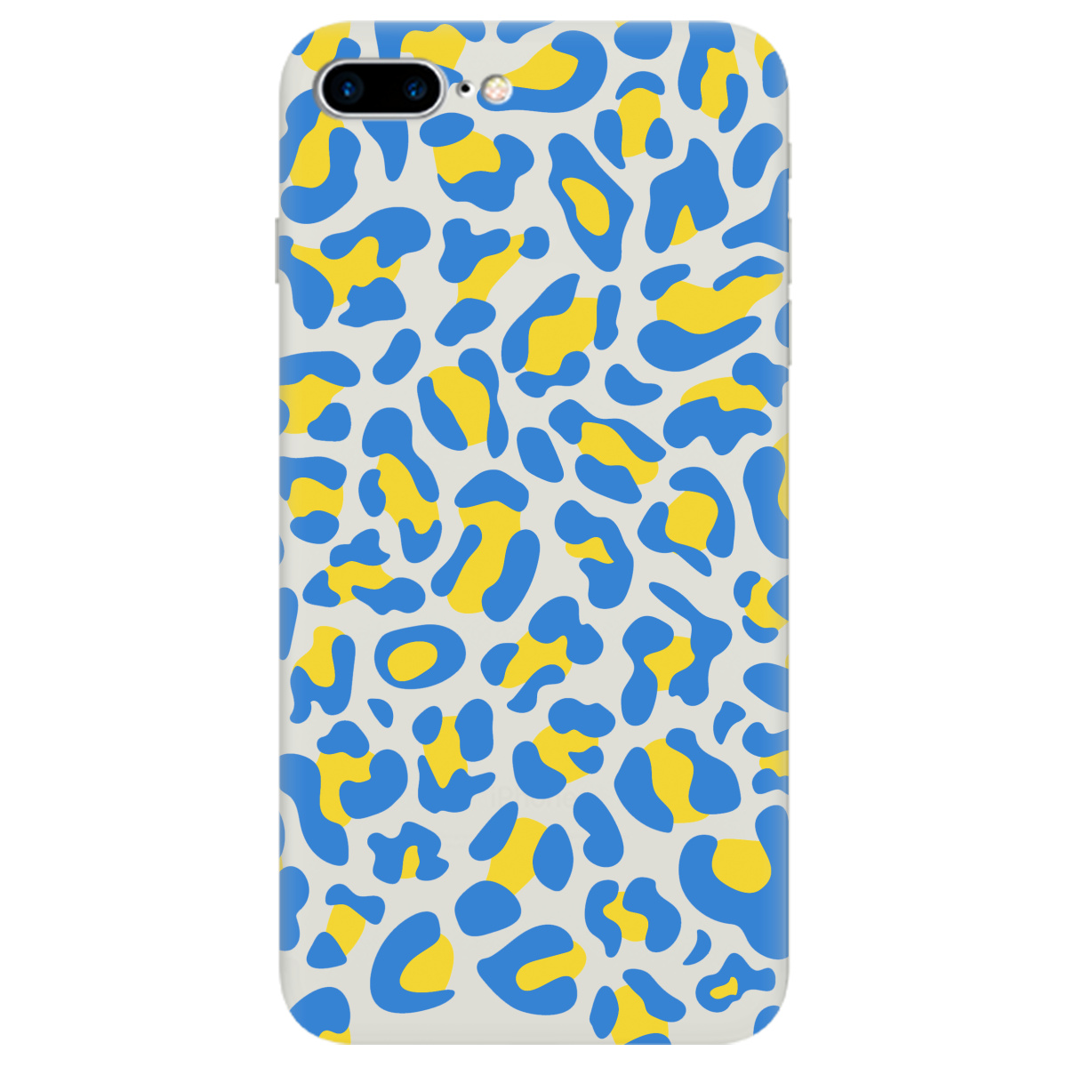 Чохол для Apple iPhone 8 Plus напівпрозорий матовий soft touch LeopardUA - фото 1 - Чохли для телефонів