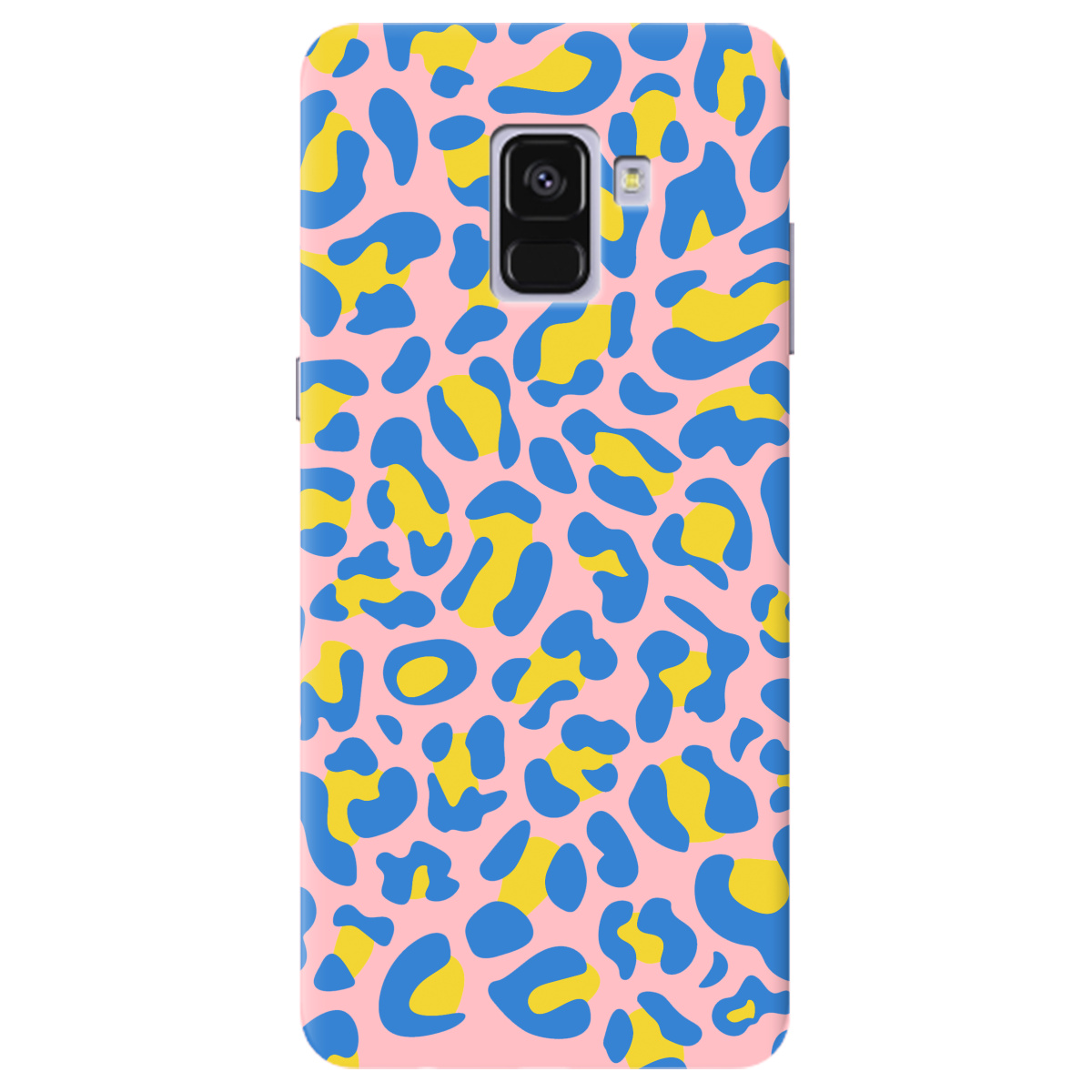 Чохол для Samsung Galaxy A8 2018 ніжно-рожевий матовий soft touch LeopardUA - фото 1 - Чохли для телефонів