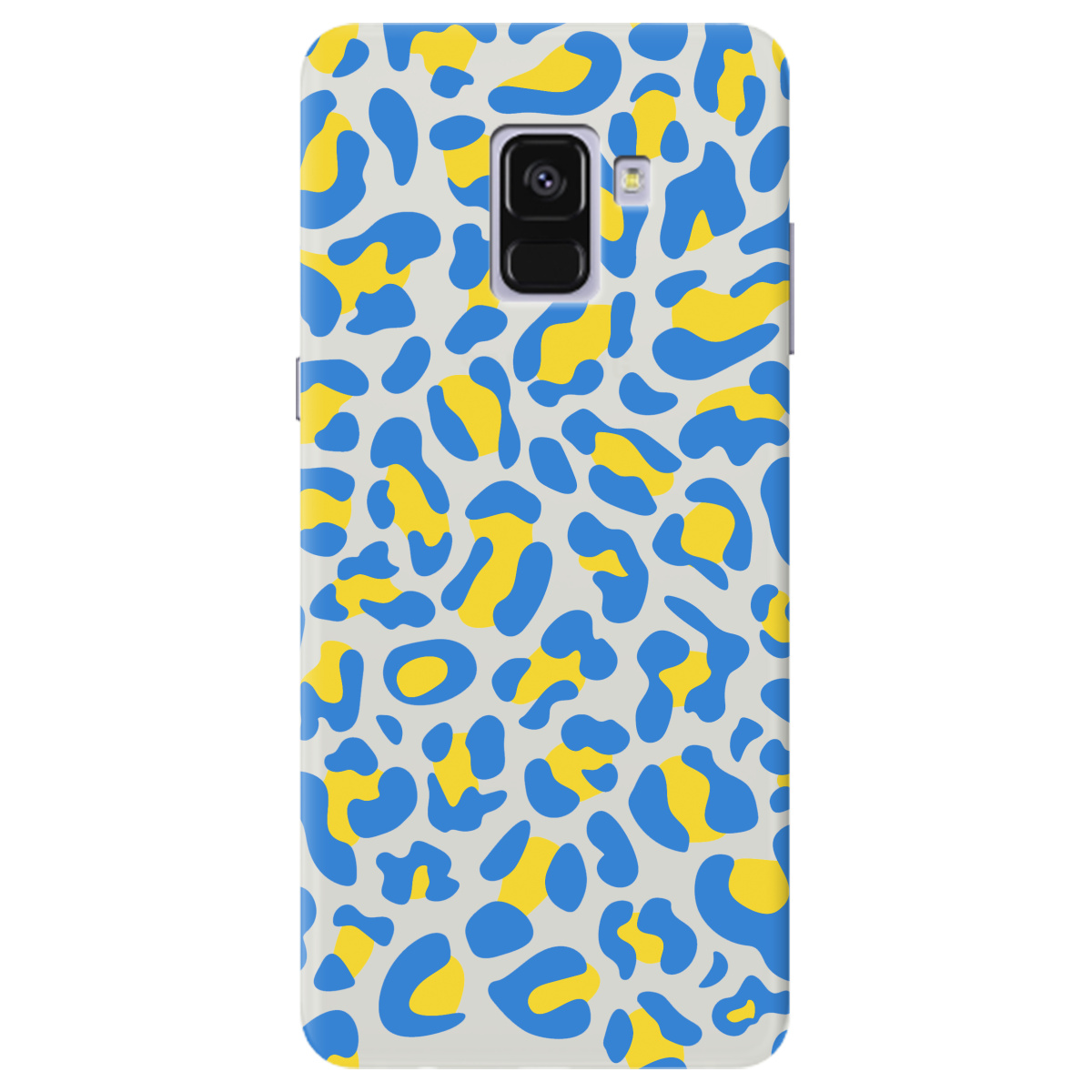 Чехол для Samsung Galaxy A8 Plus 2018 полупрозрачный матовый soft touch LeopardUA - фото 1 - Чехлы для телефонов