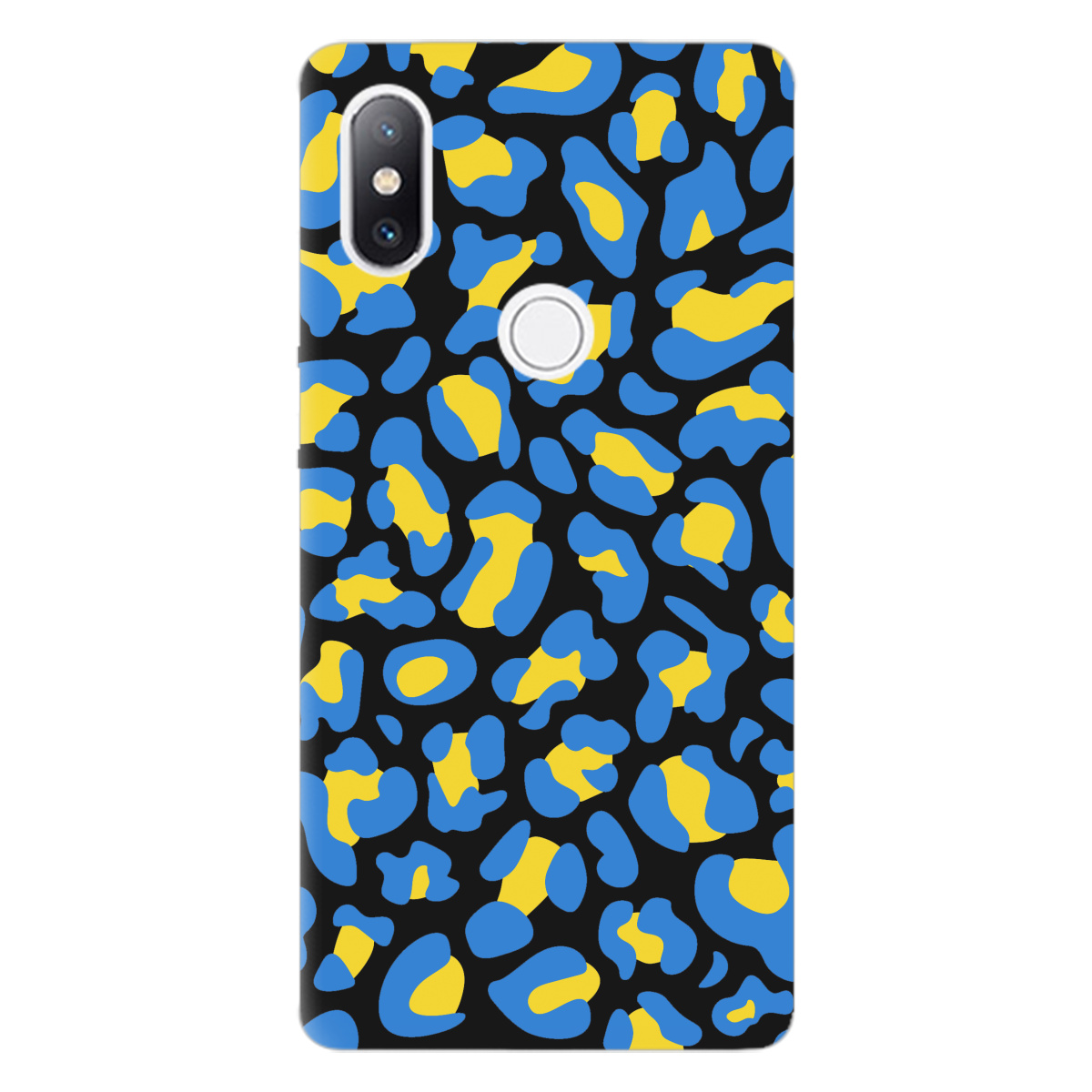 Чехол для Xiaomi Mi Mix 2S черный матовый soft touch LeopardUA - фото 1 - Чехлы для телефонов