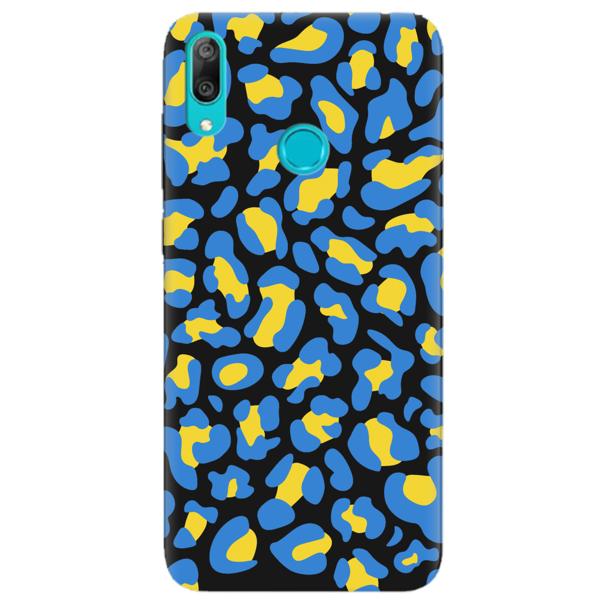 Чехол для Huawei Y7 2019 черный матовый soft touch LeopardUA - фото 1 - Чехлы для телефонов