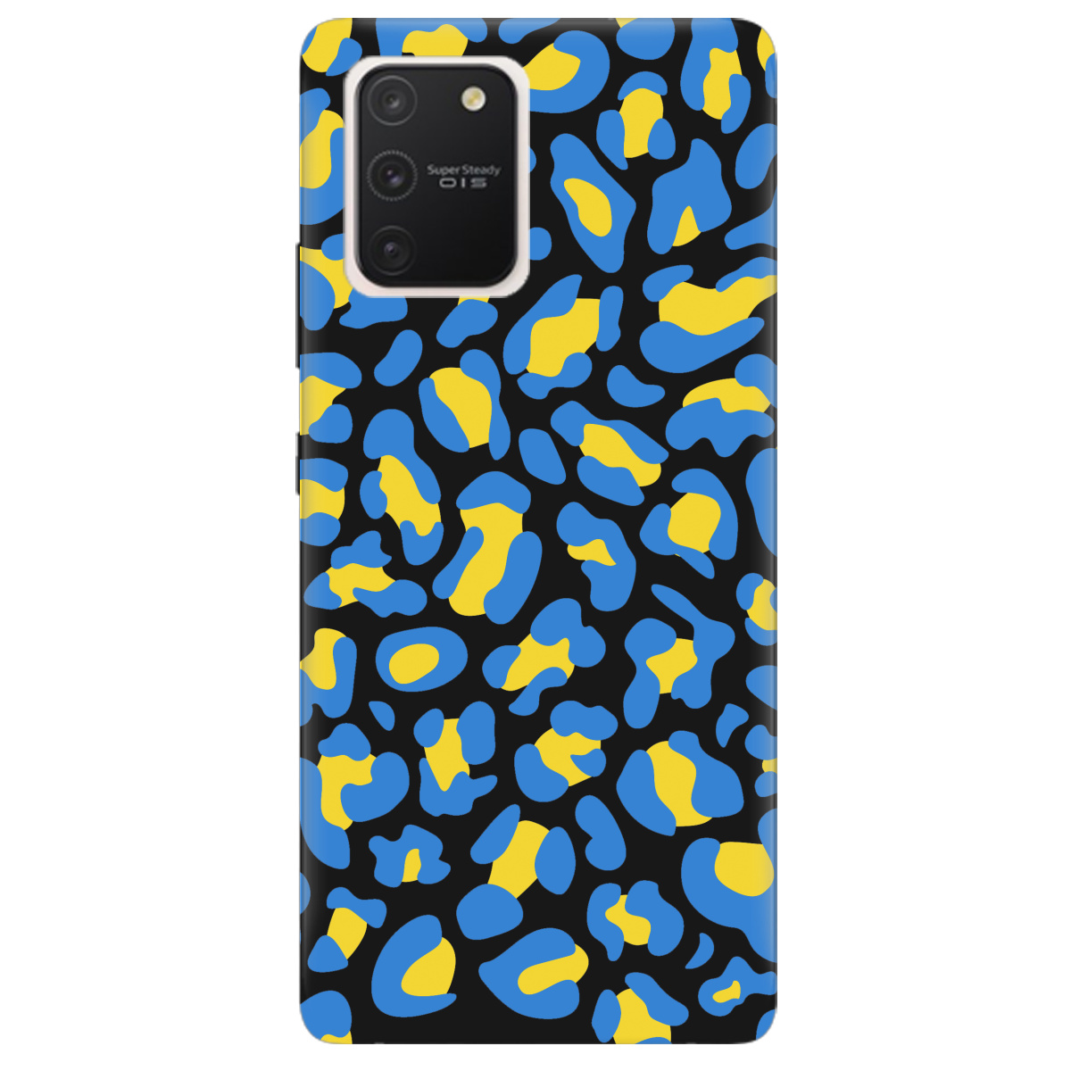 Чехол для Samsung Galaxy S10 Lite черный матовый soft touch LeopardUA - фото 1 - Чехлы для телефонов