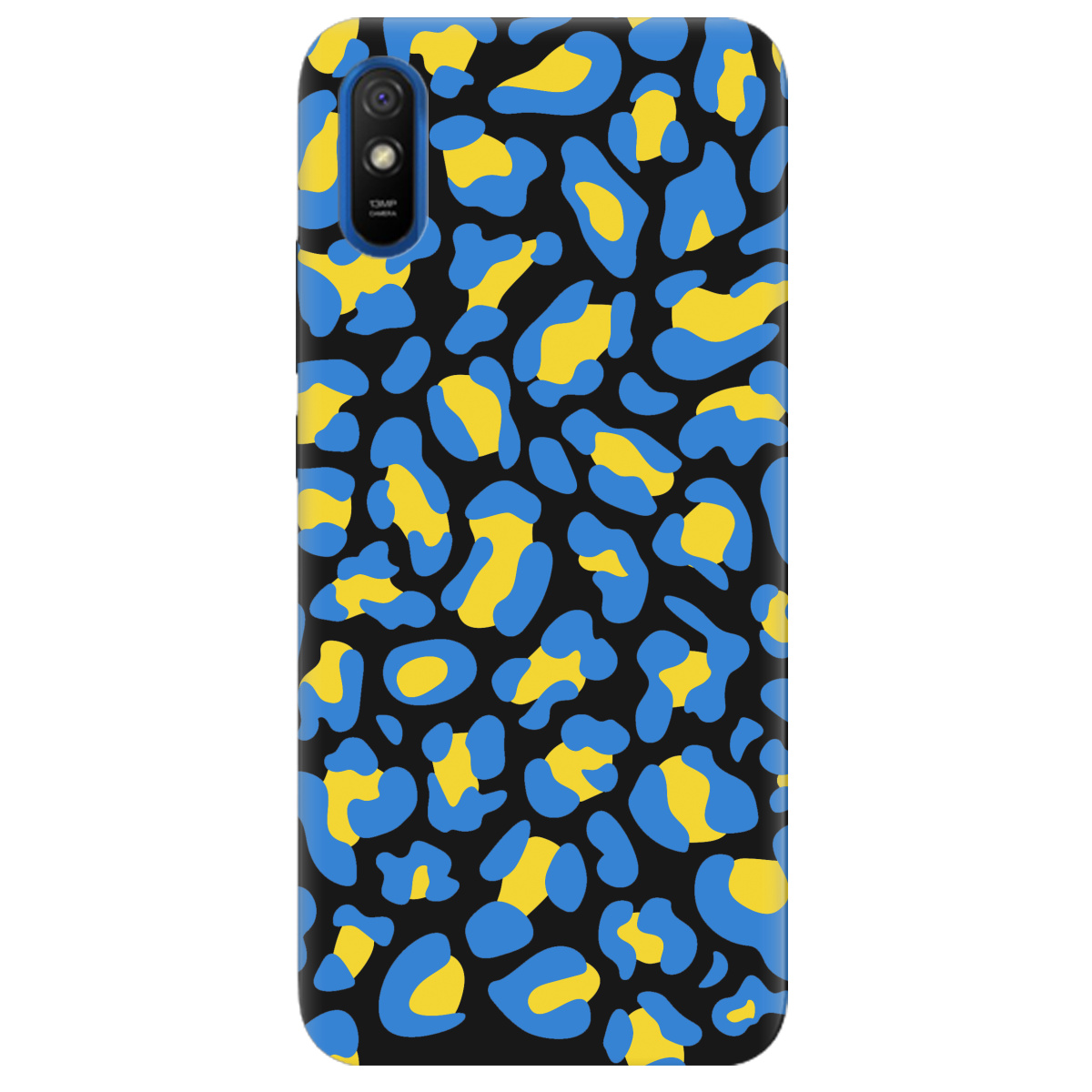 Чохол для Xiaomi Redmi 9A чорний матовий soft touch LeopardUA - фото 1 - Чохли для телефонів