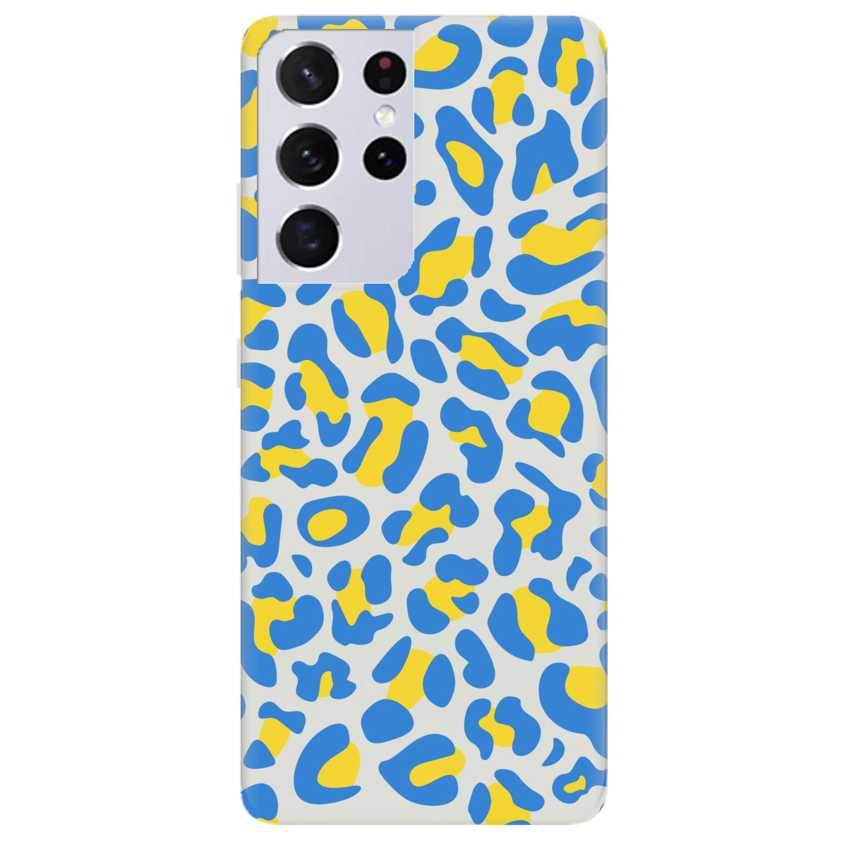 Чехол для Samsung Galaxy S21 Ultra полупрозрачный матовый soft touch LeopardUA - фото 1 - Чехлы для телефонов