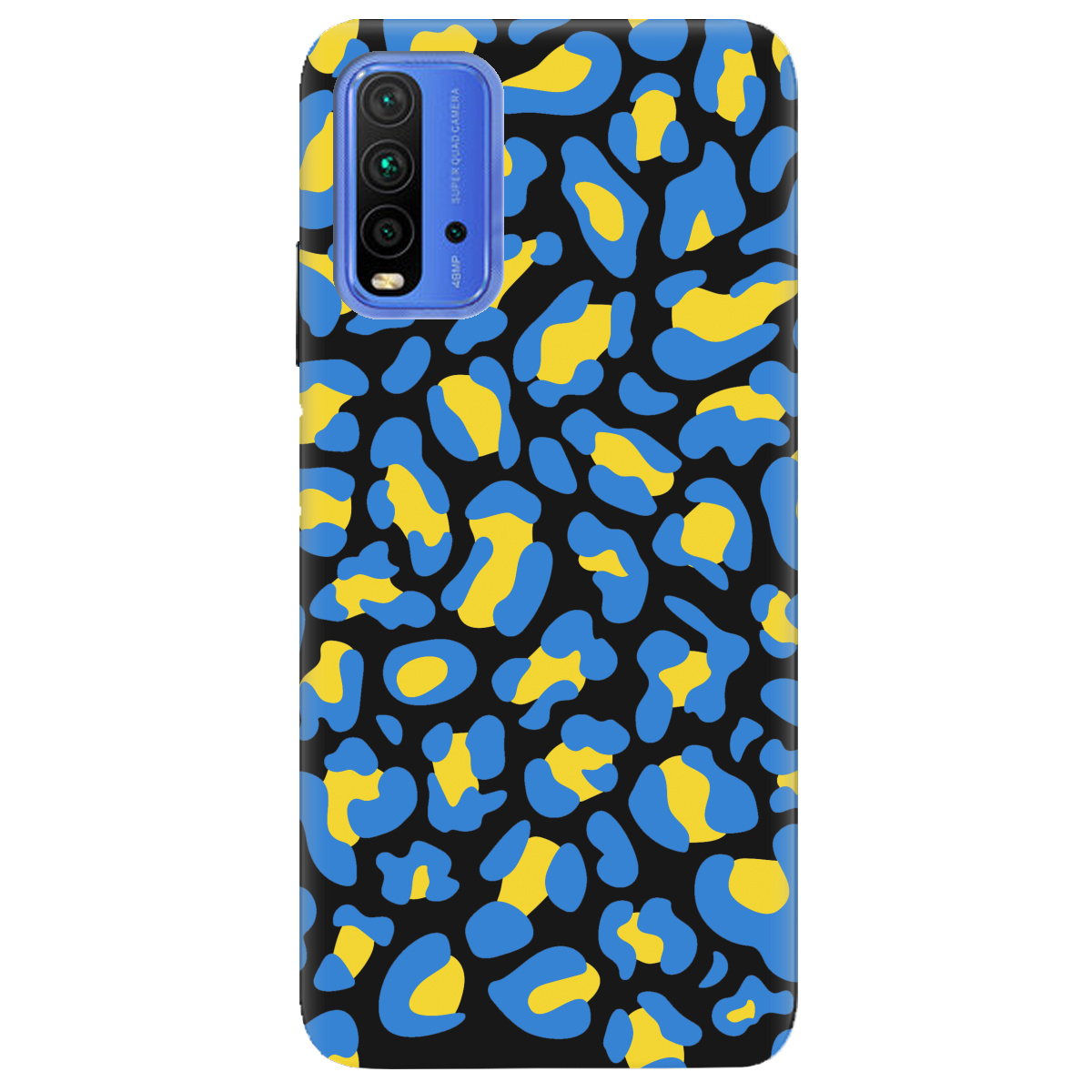 Чохол для Xiaomi Redmi 9T чорний матовий soft touch LeopardUA - фото 1 - Чохли для телефонів
