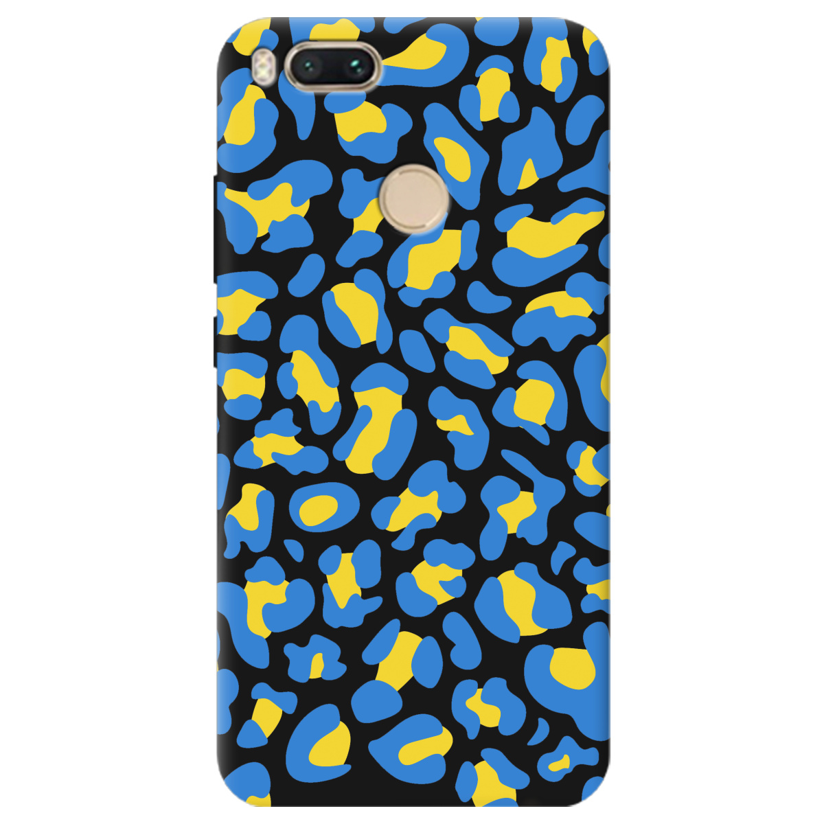 Чехол для Xiaomi Mi A1 черный матовый soft touch LeopardUA - фото 1 - Чехлы для телефонов