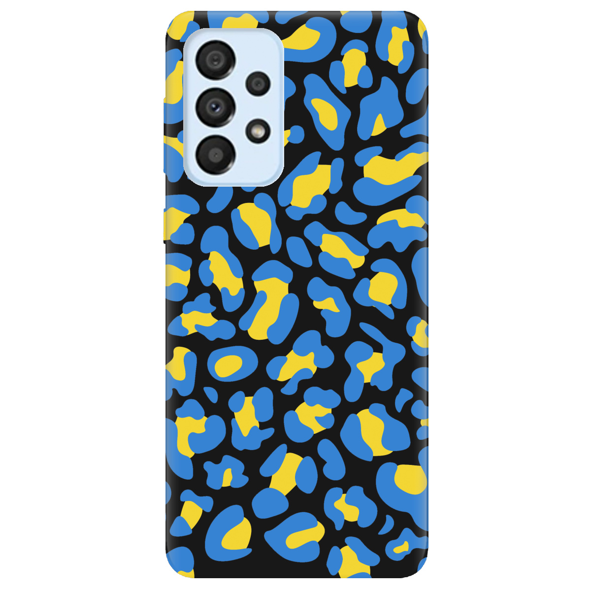 Чехол для Samsung Galaxy A33 черный матовый soft touch LeopardUA - фото 1 - Чехлы для телефонов