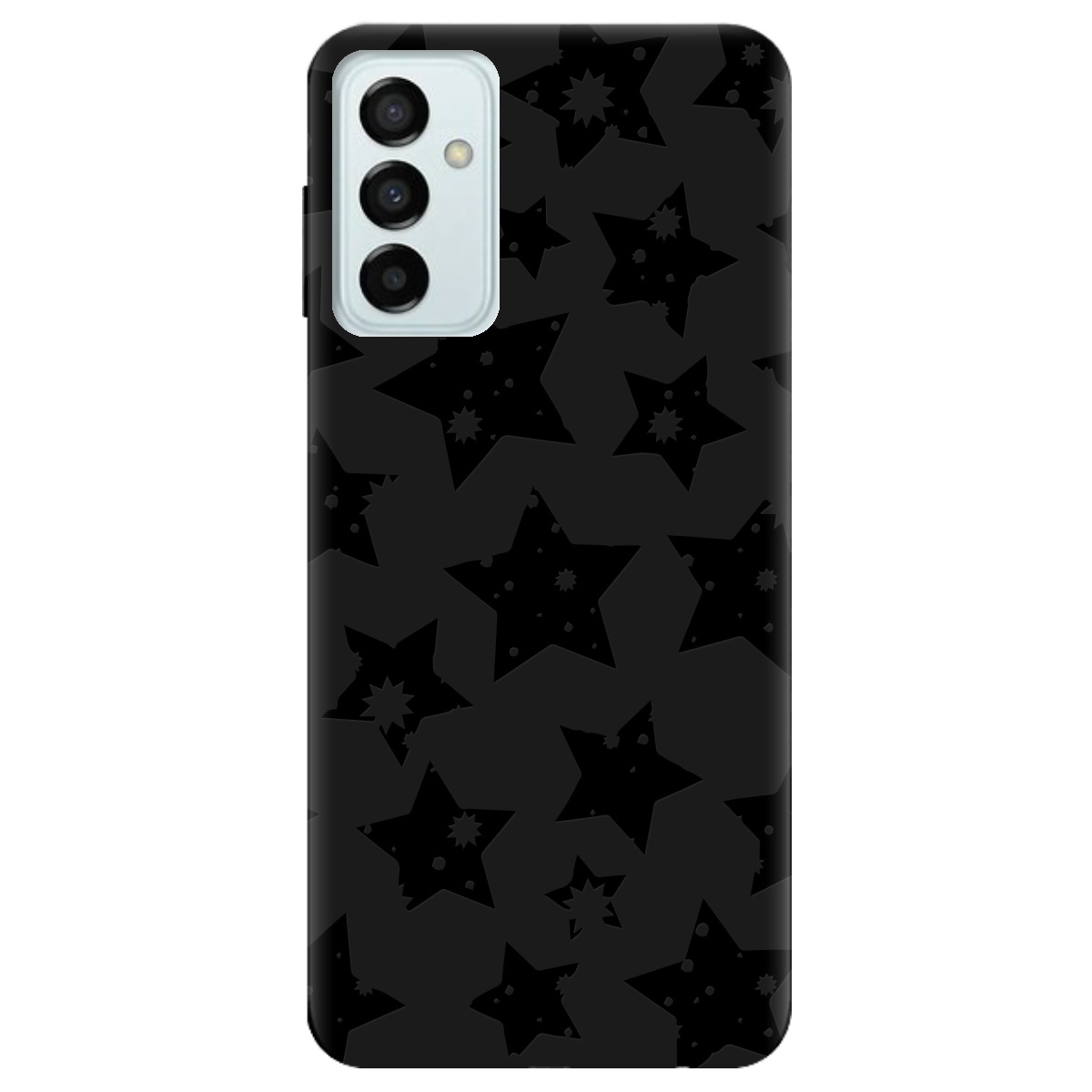 Чохол для Samsung Galaxy M13 4G чорний матовий soft touch Black Star - фото 1 Чохол для Samsung Galaxy M13 4G чорний матовий soft touch Black Star - фото 1 - Чохли для телефонів