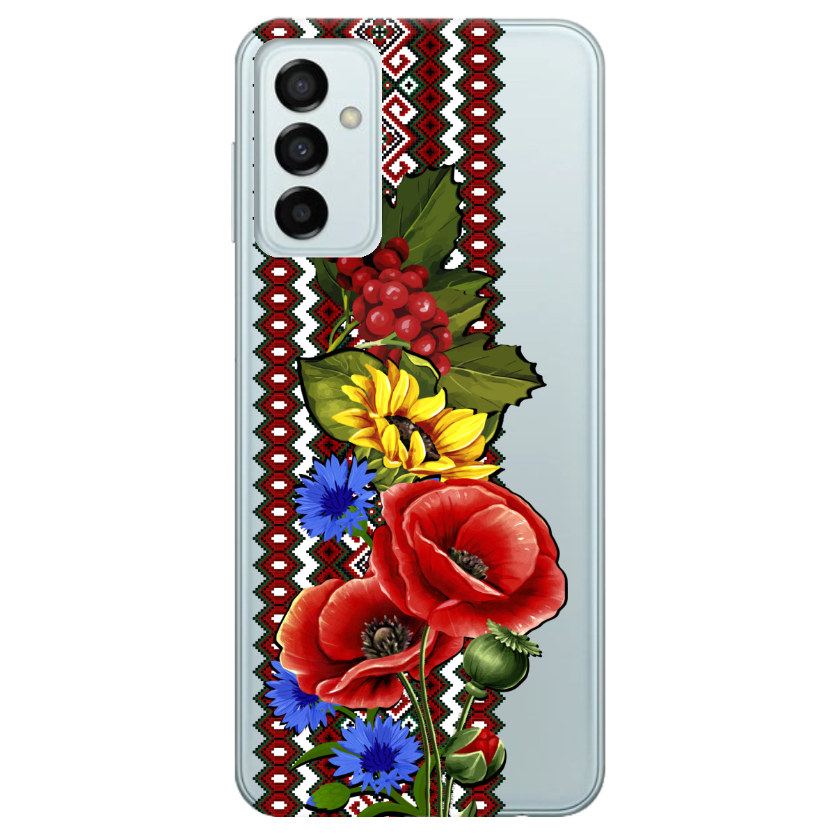 Чехол для Samsung Galaxy M13 4G Ukraine ornament - фото 1 - Чехлы для телефонов