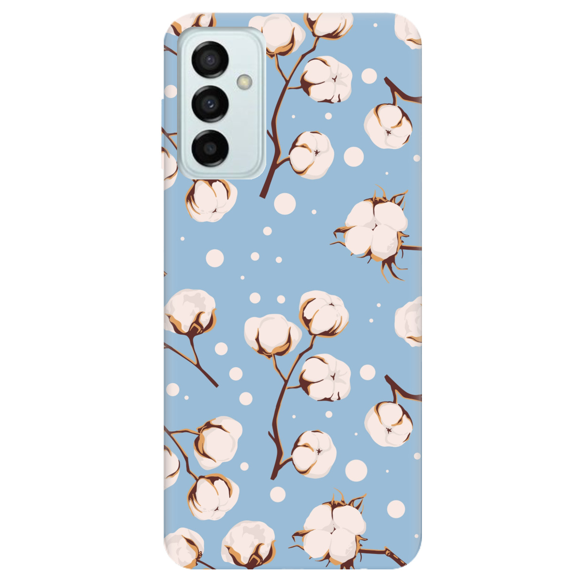 Чохол для Samsung Galaxy M13 4G Квітка бавовни - фото 1 - Чохли для телефонів