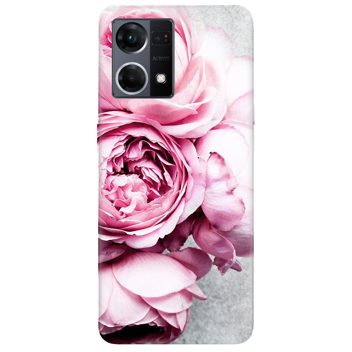 Чехол для Oppo Reno  7 4G Peony - фото 1 - Чехлы для телефонов