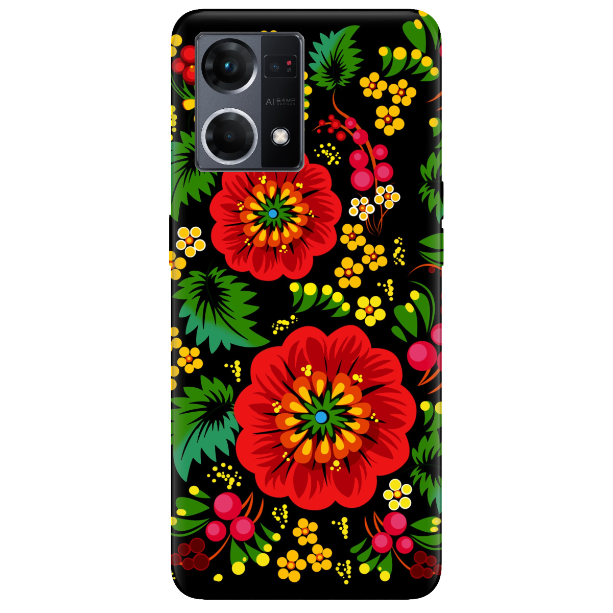 Чехол для Oppo Reno  7 4G Ukrainian art - фото 1 - Чехлы для телефонов