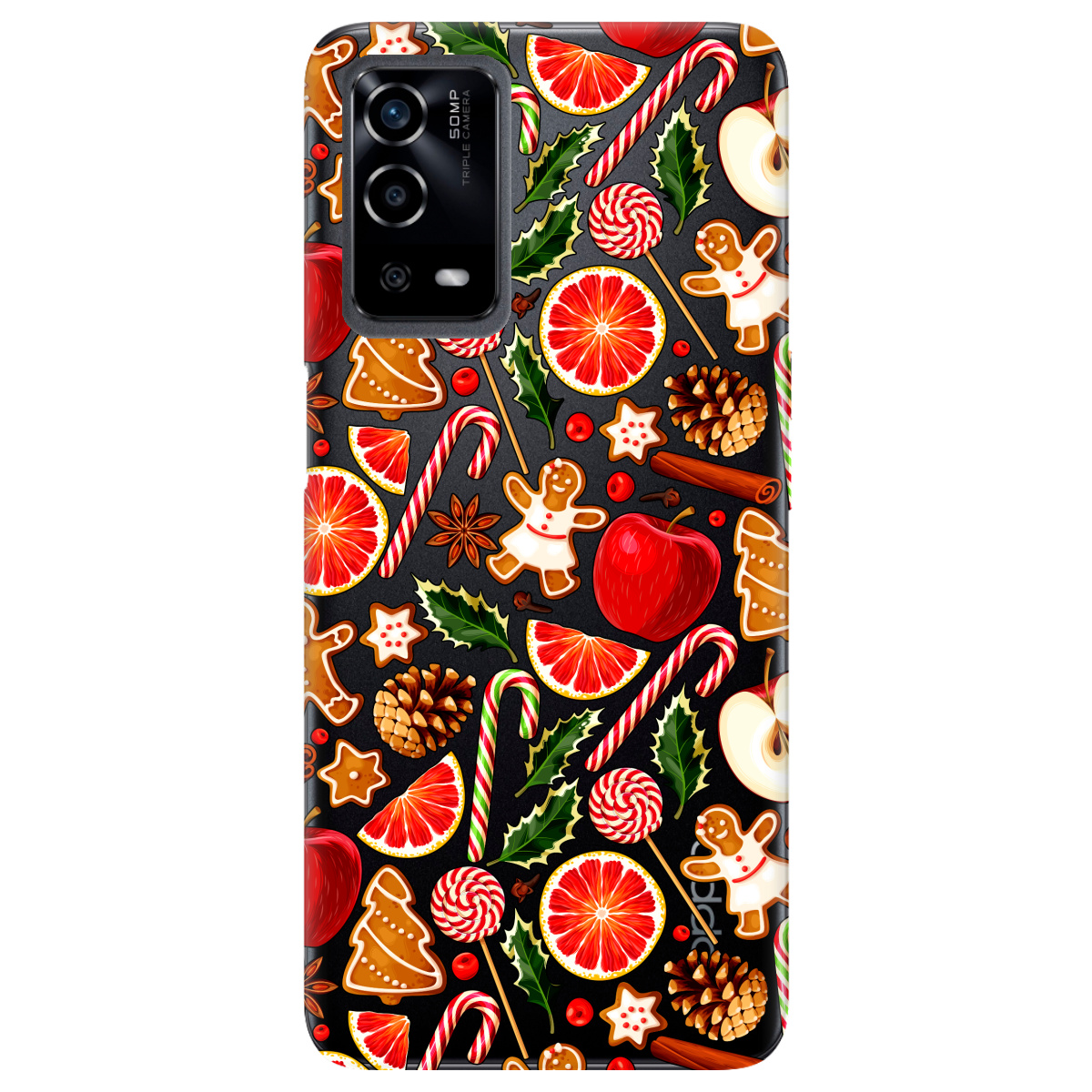 Чохол для Oppo A55 Christmas spices - фото 1 - Чохли для телефонів