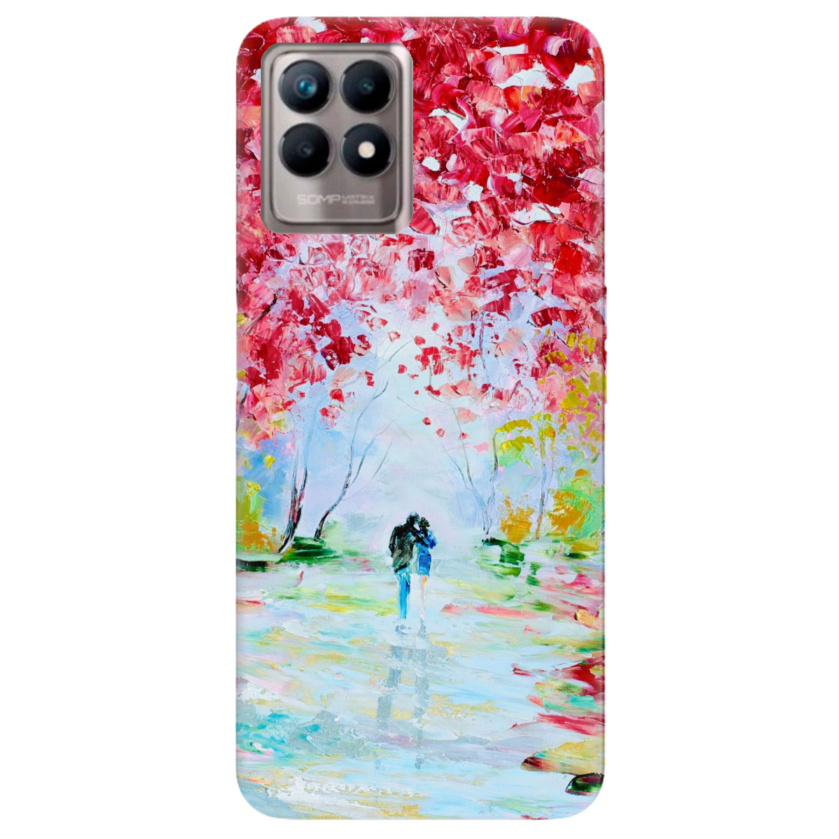 Чехол для Realme 8i Paseo romántico - фото 1 - Чехлы для телефонов