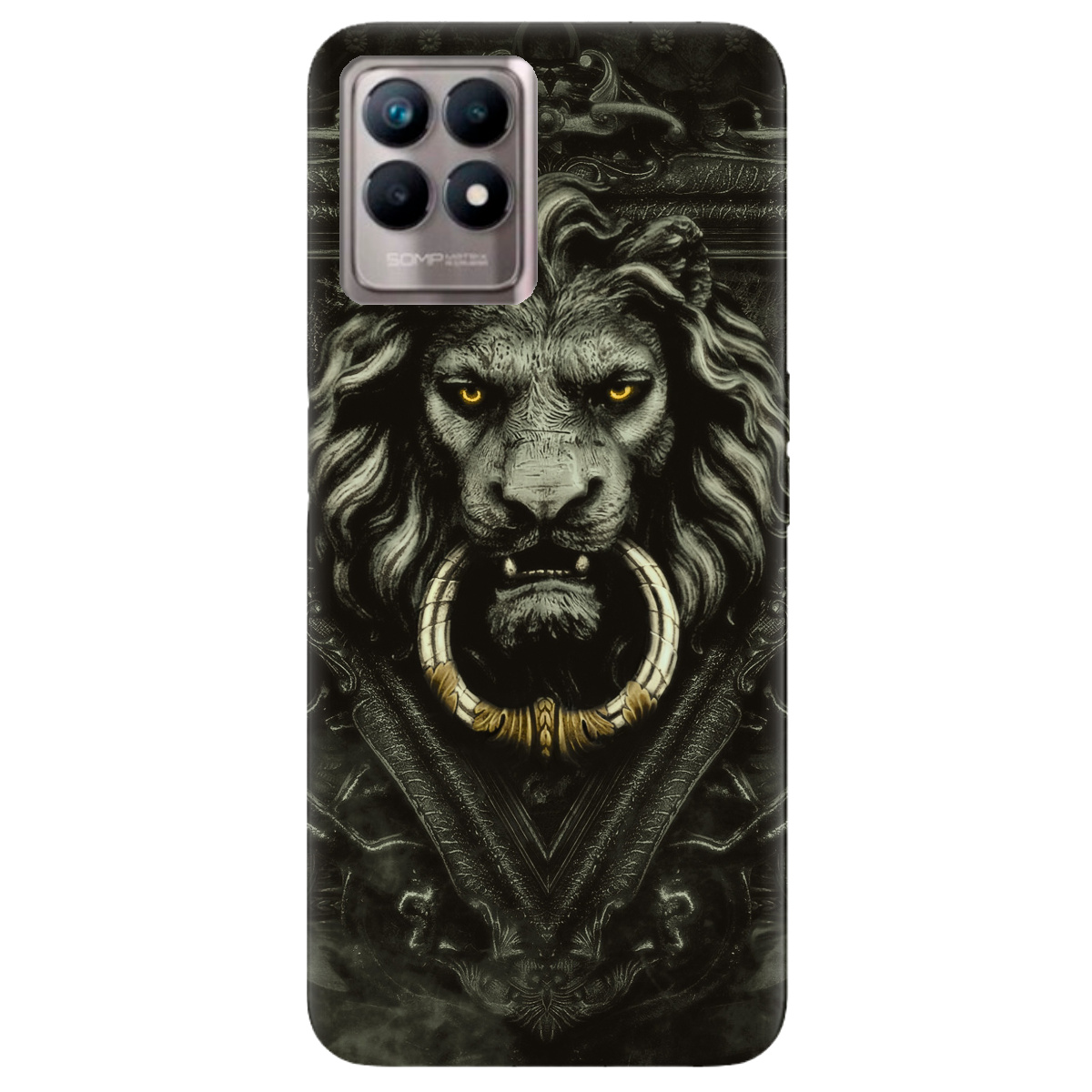 Чехол для Realme 8i Iron lion - фото 1 - Чехлы для телефонов