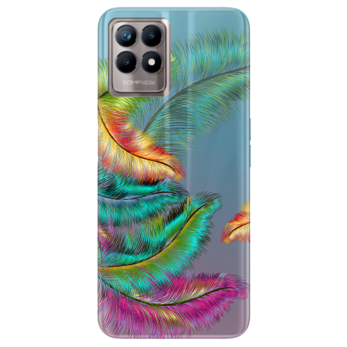 Чохол для Realme 8i Пух - фото 1 Чохол для Realme 8i Пух - фото 1 - Чохли для телефонів