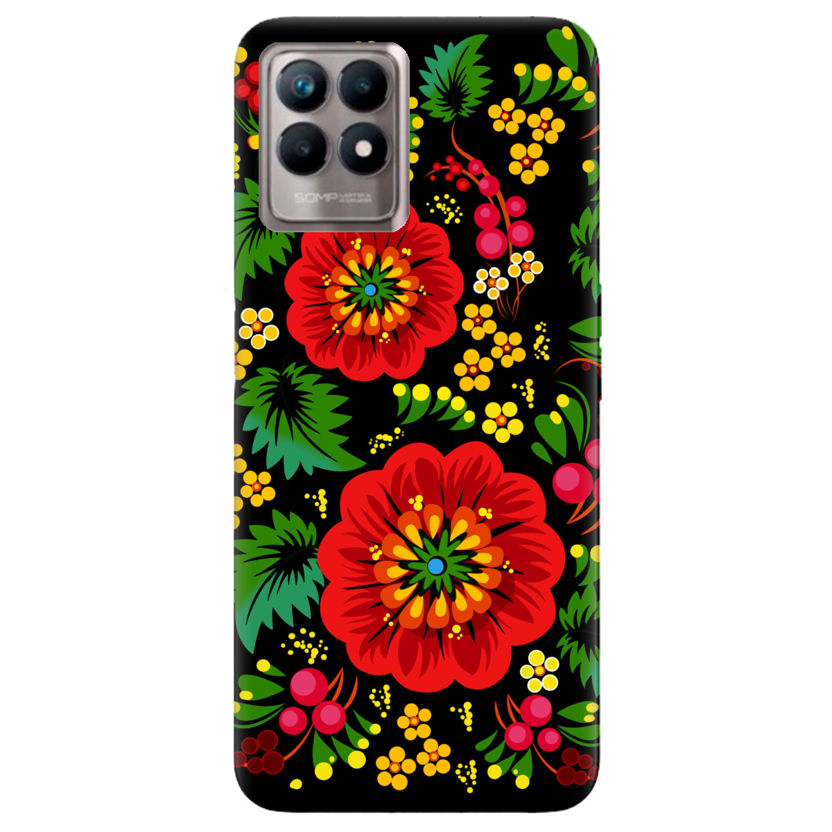 Чохол для Realme 8i Ukrainian art - фото 1 Чохол для Realme 8i Ukrainian art - фото 1 - Чохли для телефонів