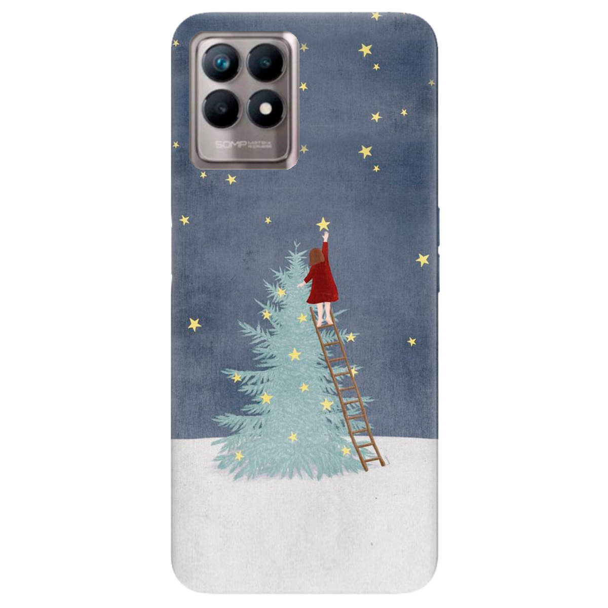 Чехол для Realme 8i Girlwithstar - фото 1 - Чехлы для телефонов