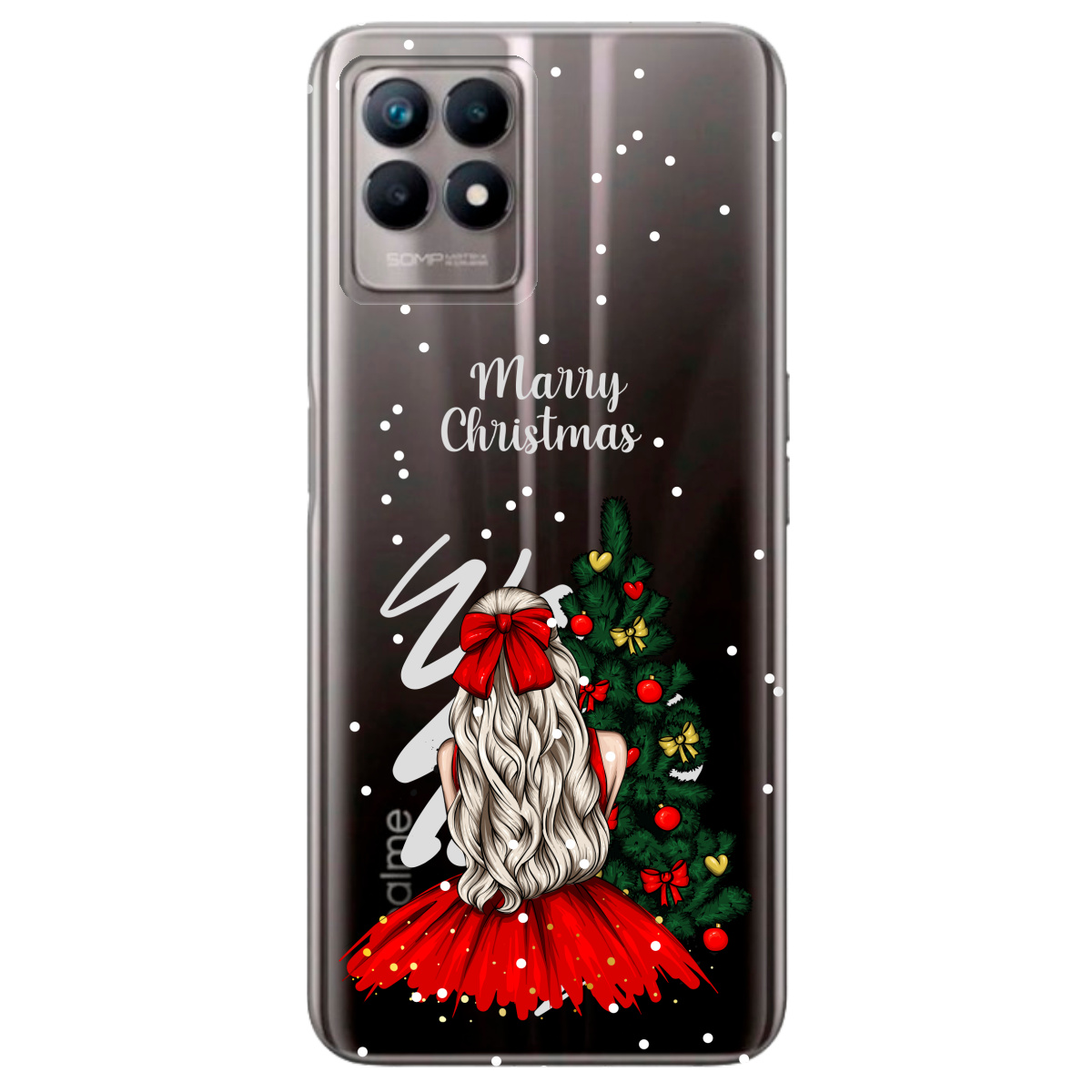 Чехол для Realme 8i Beautiful christmas - фото 1 - Чехлы для телефонов