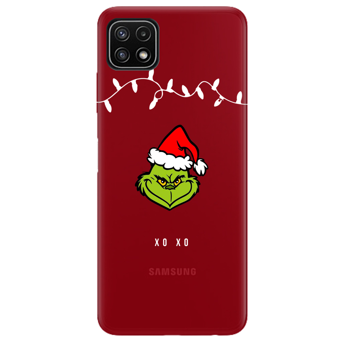 Чехол для Samsung Galaxy A22 5G Grinch xo xo - фото 1 - Чехлы для телефонов