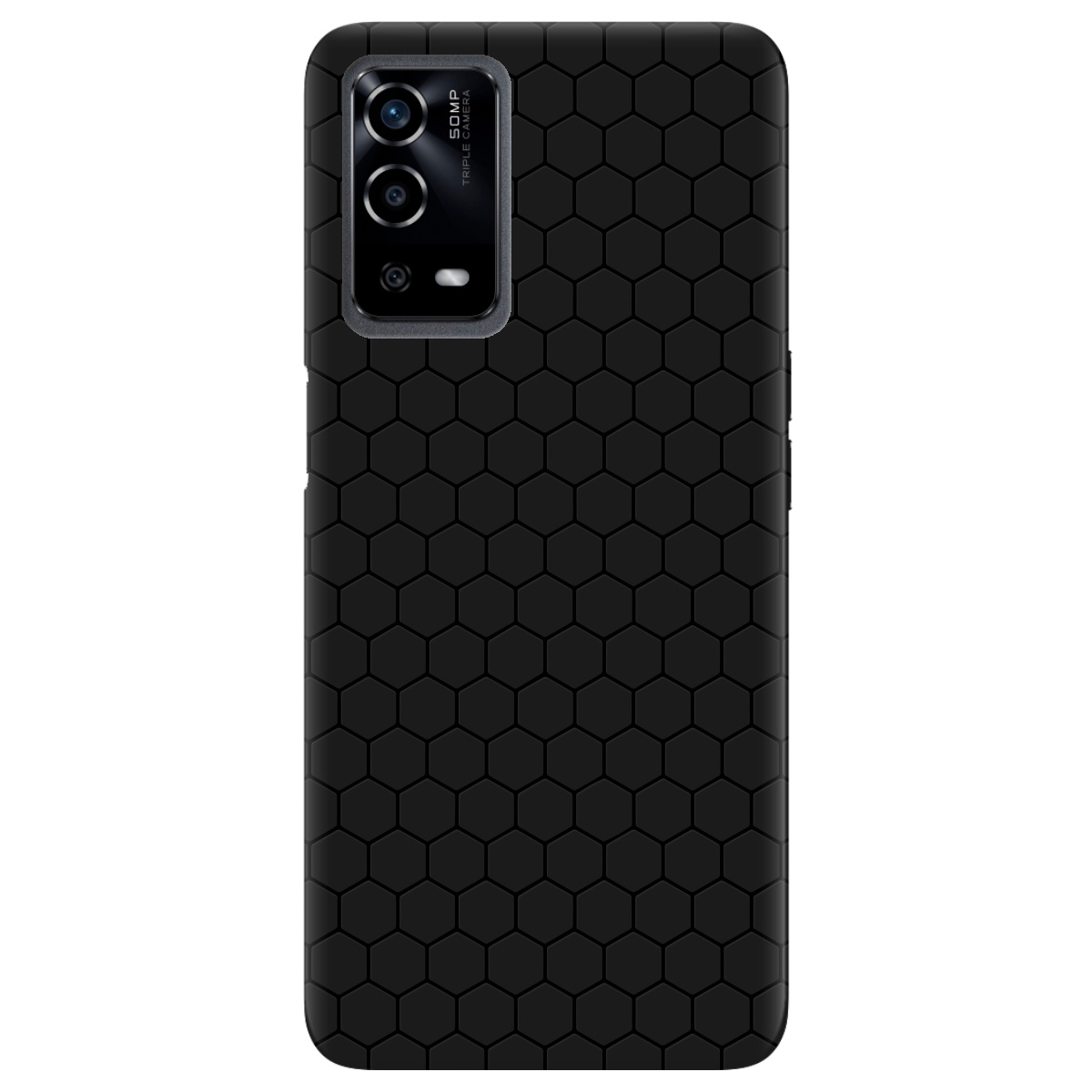 Чехол для Oppo A55 черный матовый soft touch Cell - фото 1 - Чехлы для телефонов