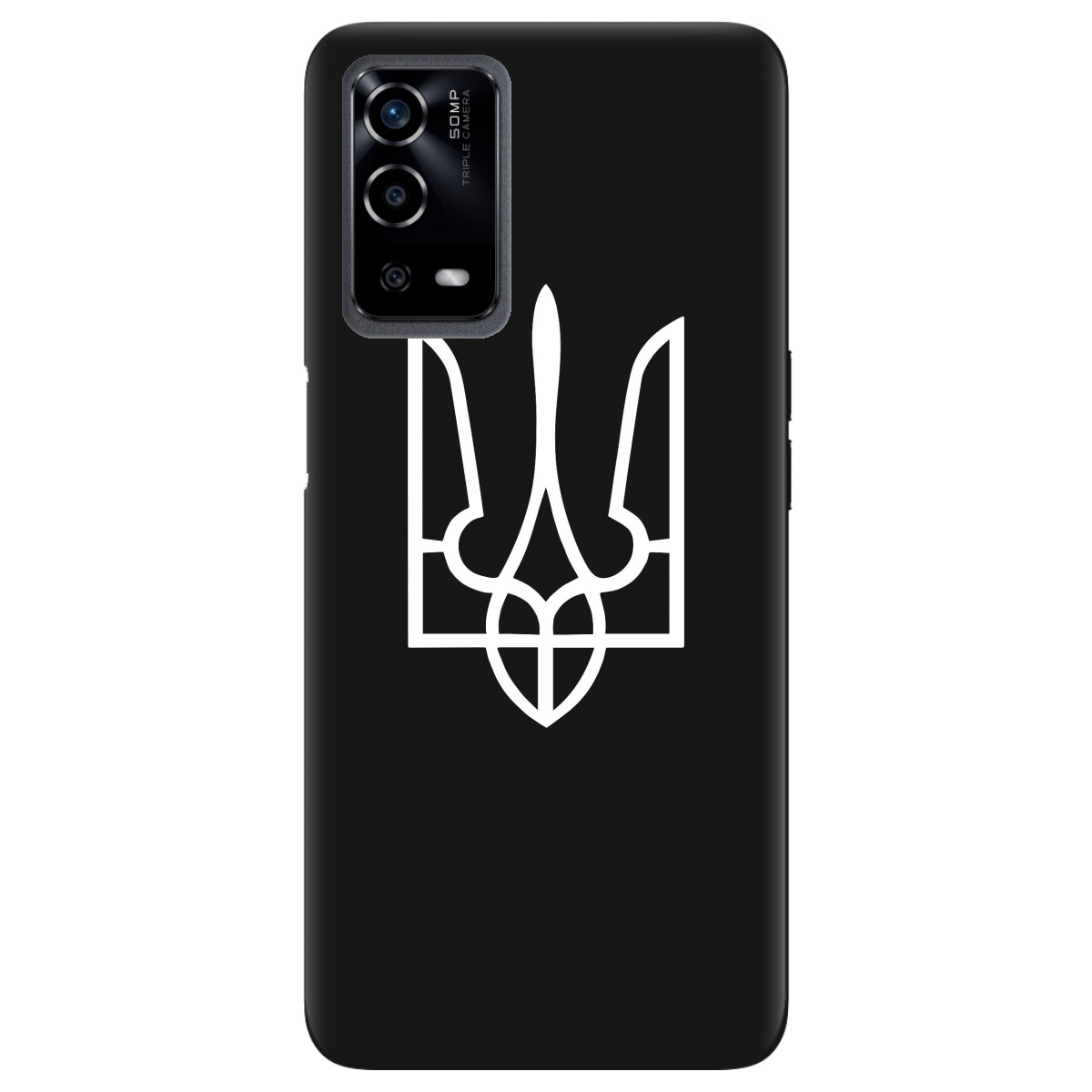 Чохол для Oppo A55 чорний матовий soft touch Gerb - фото 1 - Чохли для телефонів