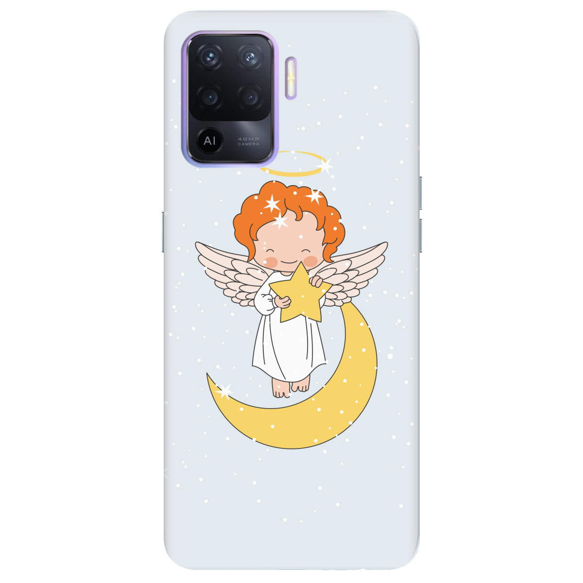 Чохол для Oppo Reno 5 Lite Angel - фото 1 Чохол для Oppo Reno 5 Lite Angel - фото 1 - Чохли для телефонів