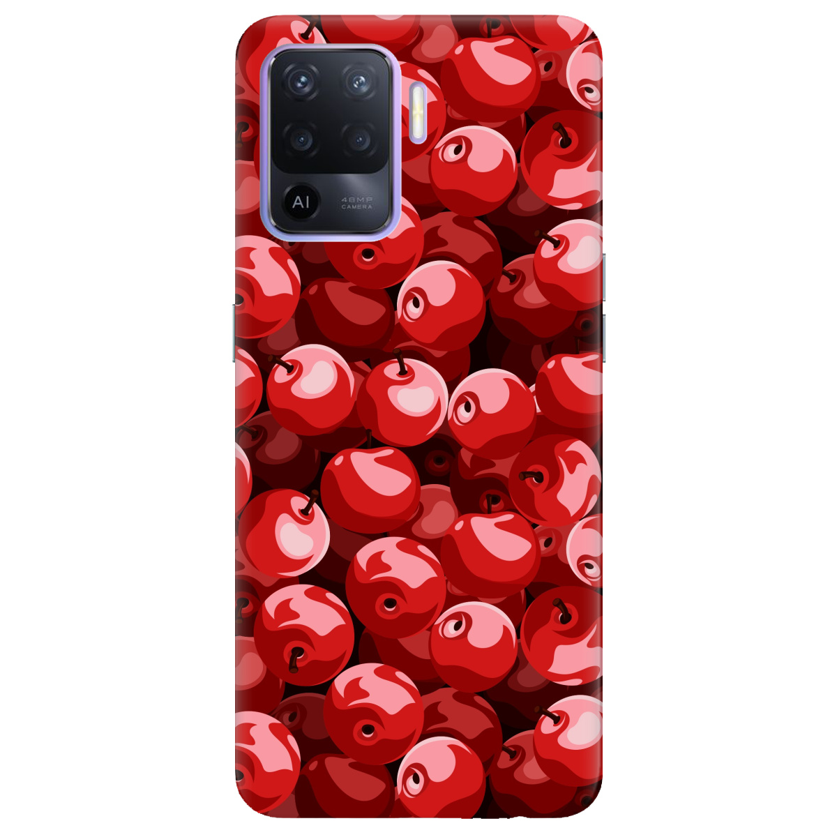 Чохол для Oppo Reno 5 Lite Cherry - фото 1 Чохол для Oppo Reno 5 Lite Cherry - фото 1 - Чохли для телефонів