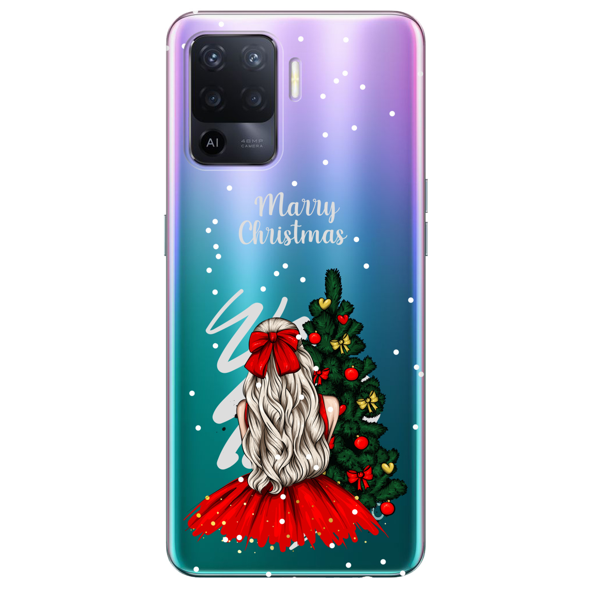Чохол для Oppo Reno 5 Lite Beautiful christmas - фото 1 Чохол для Oppo Reno 5 Lite Beautiful christmas - фото 1 - Чохли для телефонів