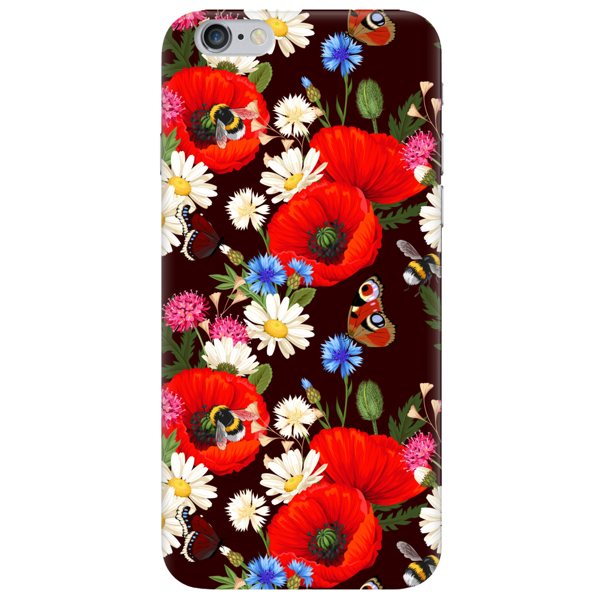 Чехол для Apple iPhone 6 Plus / 6S Plus Лугові квіти - фото 1 - Чехлы для телефонов