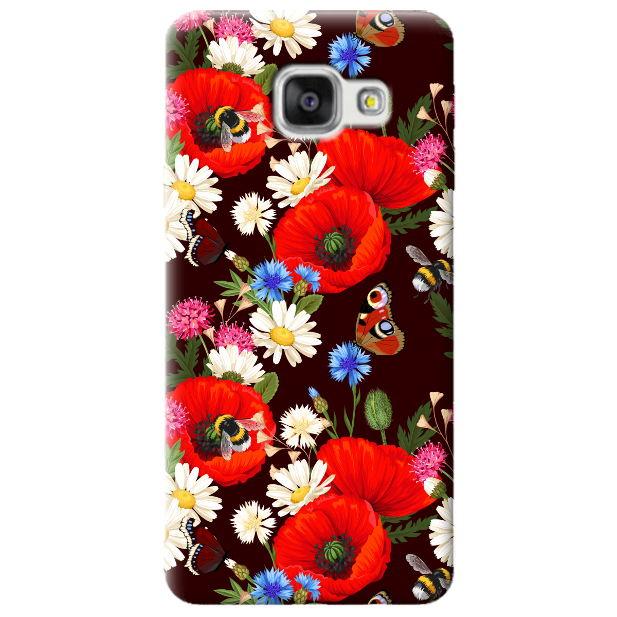 Чохол для Samsung Galaxy A3 2016 Лугові квіти - фото 1 - Чохли для телефонів