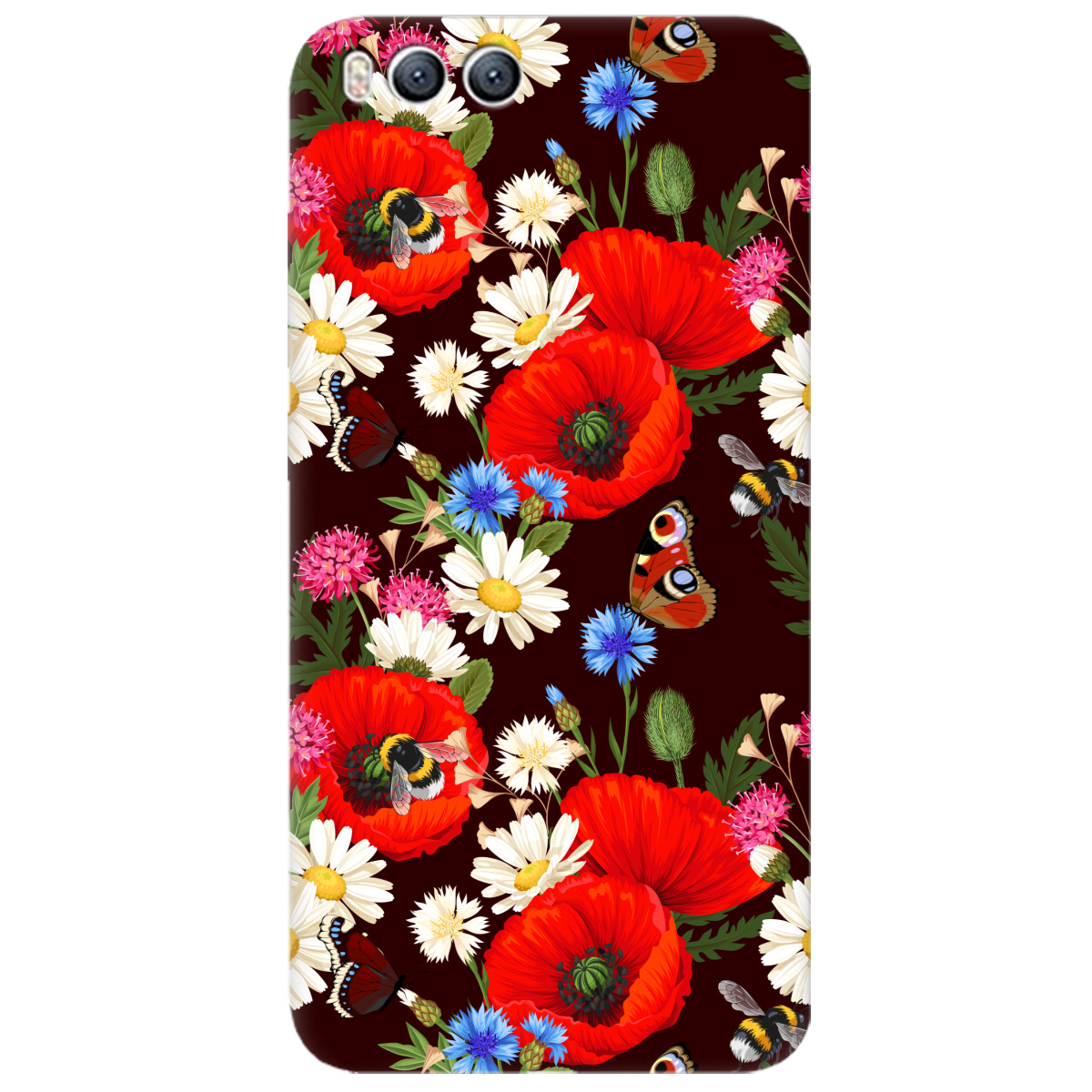 Чехол для Xiaomi Mi 6 Лугові квіти - фото 1 - Чехлы для телефонов
