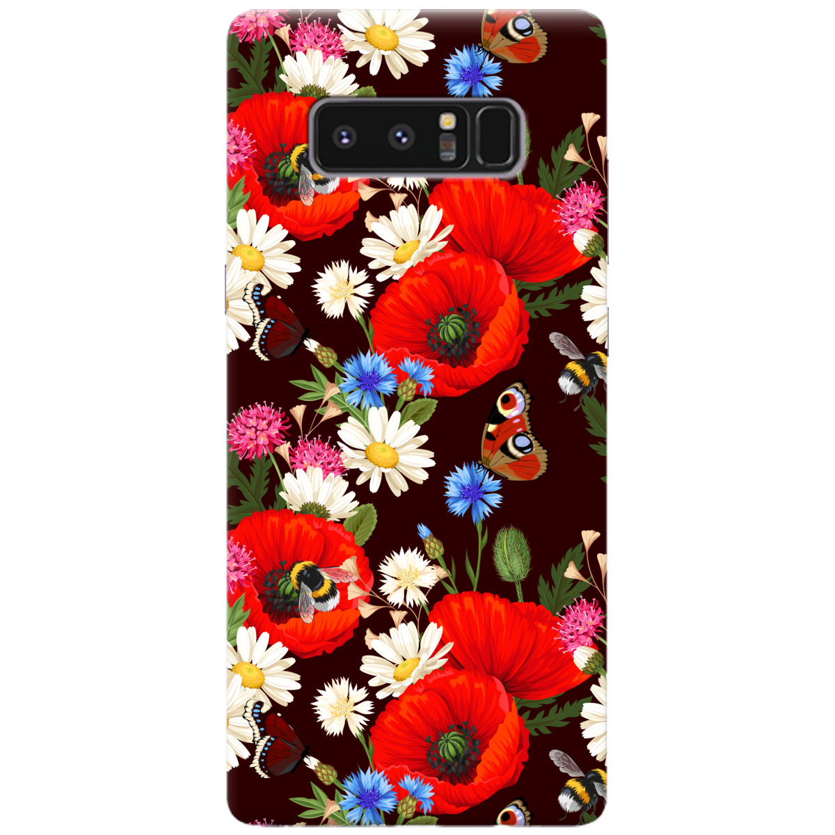 Чехол для Samsung Galaxy Note 8 Лугові квіти - фото 1 - Чехлы для телефонов