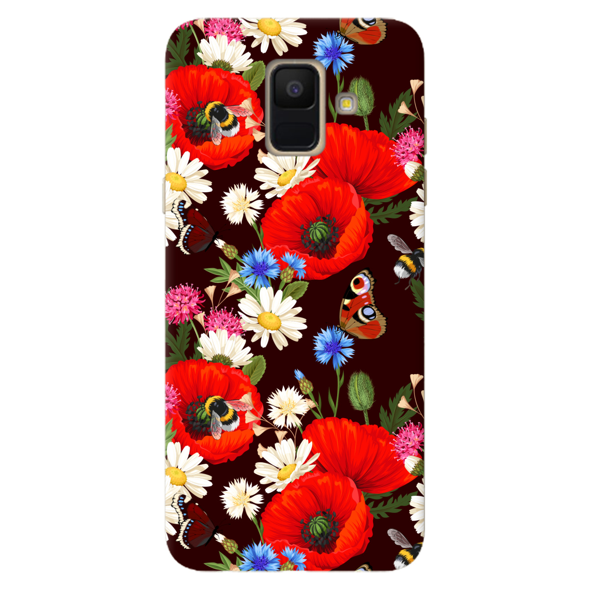 Чохол для Samsung Galaxy A6 2018 Лугові квіти - фото 1 - Чохли для телефонів