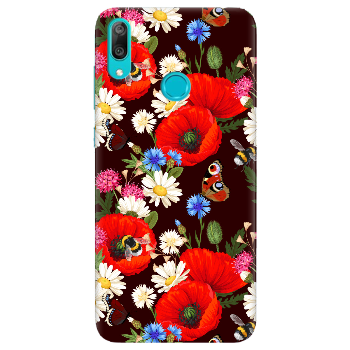 Чехол для Huawei Y7 2019 Лугові квіти - фото 1 - Чехлы для телефонов