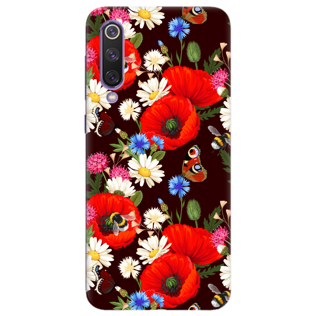 Чохол для Xiaomi Mi 9 SE Лугові квіти - фото 1 - Чохли для телефонів