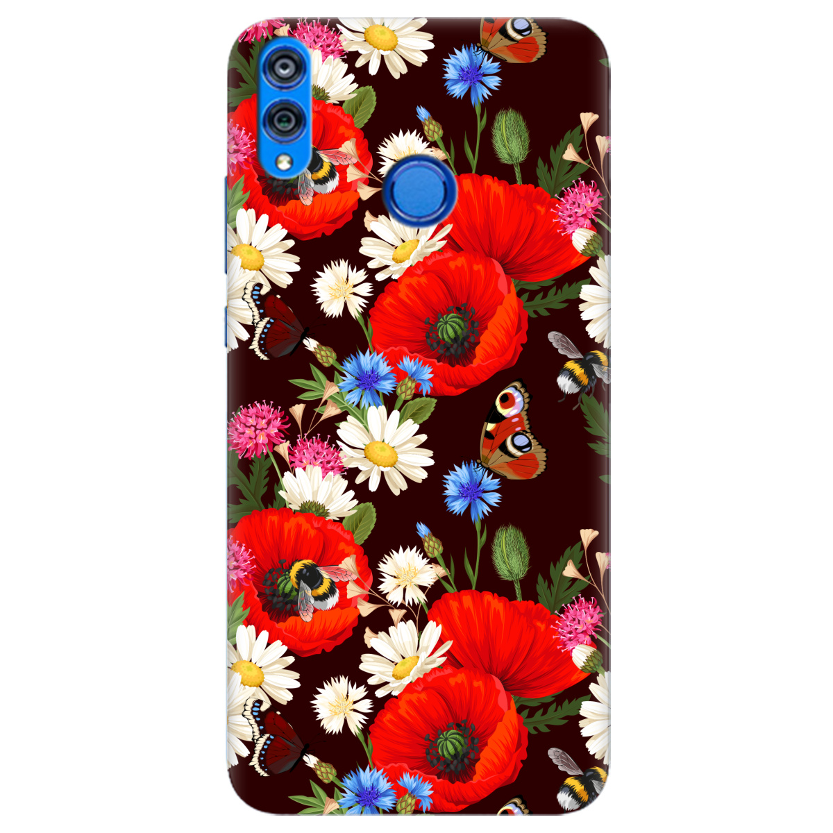 Чехол для Huawei Honor 8x Лугові квіти - фото 1 - Чехлы для телефонов