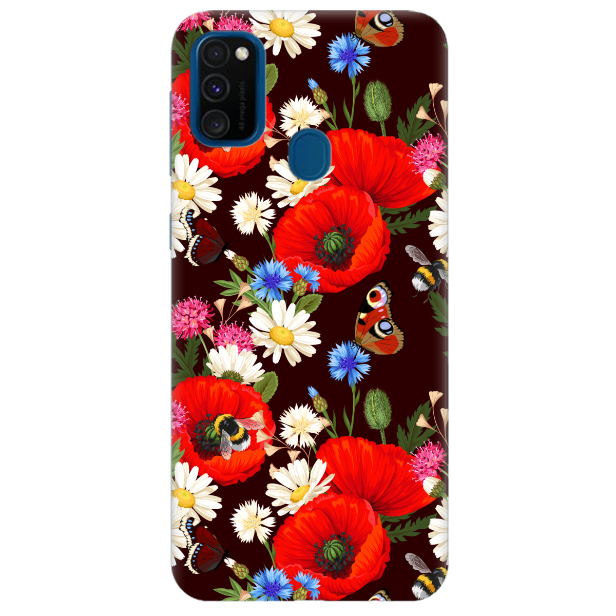 Чохол для Samsung Galaxy M21 Лугові квіти - фото 1 Чохол для Samsung Galaxy M21 Лугові квіти - фото 1 - Чохли для телефонів