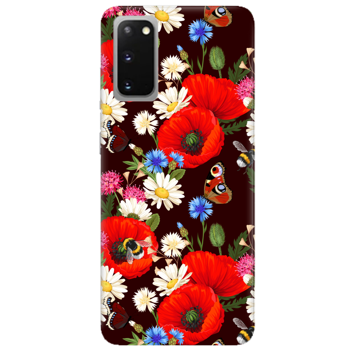 Чохол для Samsung Galaxy S20 Лугові квіти - фото 1 - Чохли для телефонів