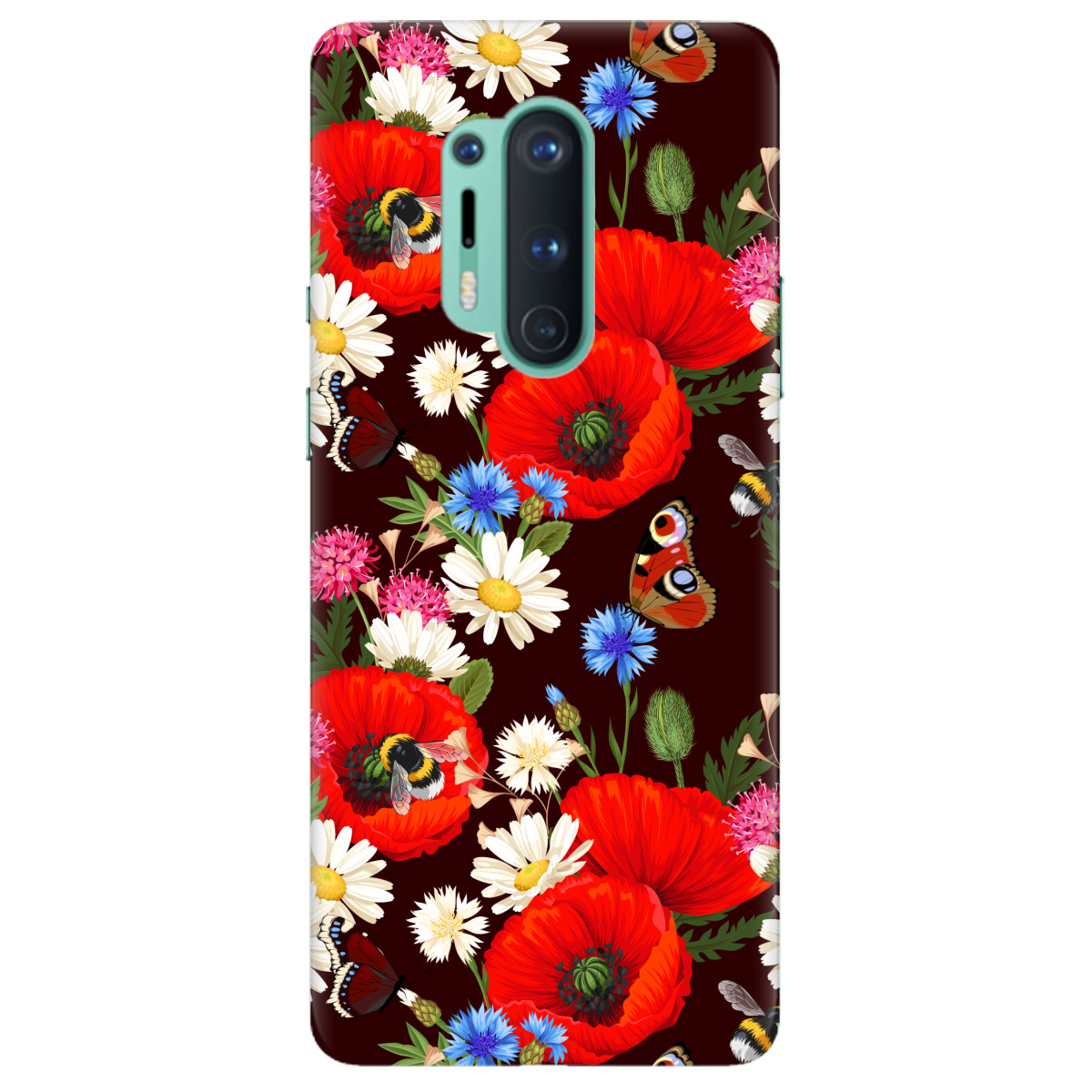 Чохол для OnePlus 8 Pro Лугові квіти - фото 1 - Чохли для телефонів