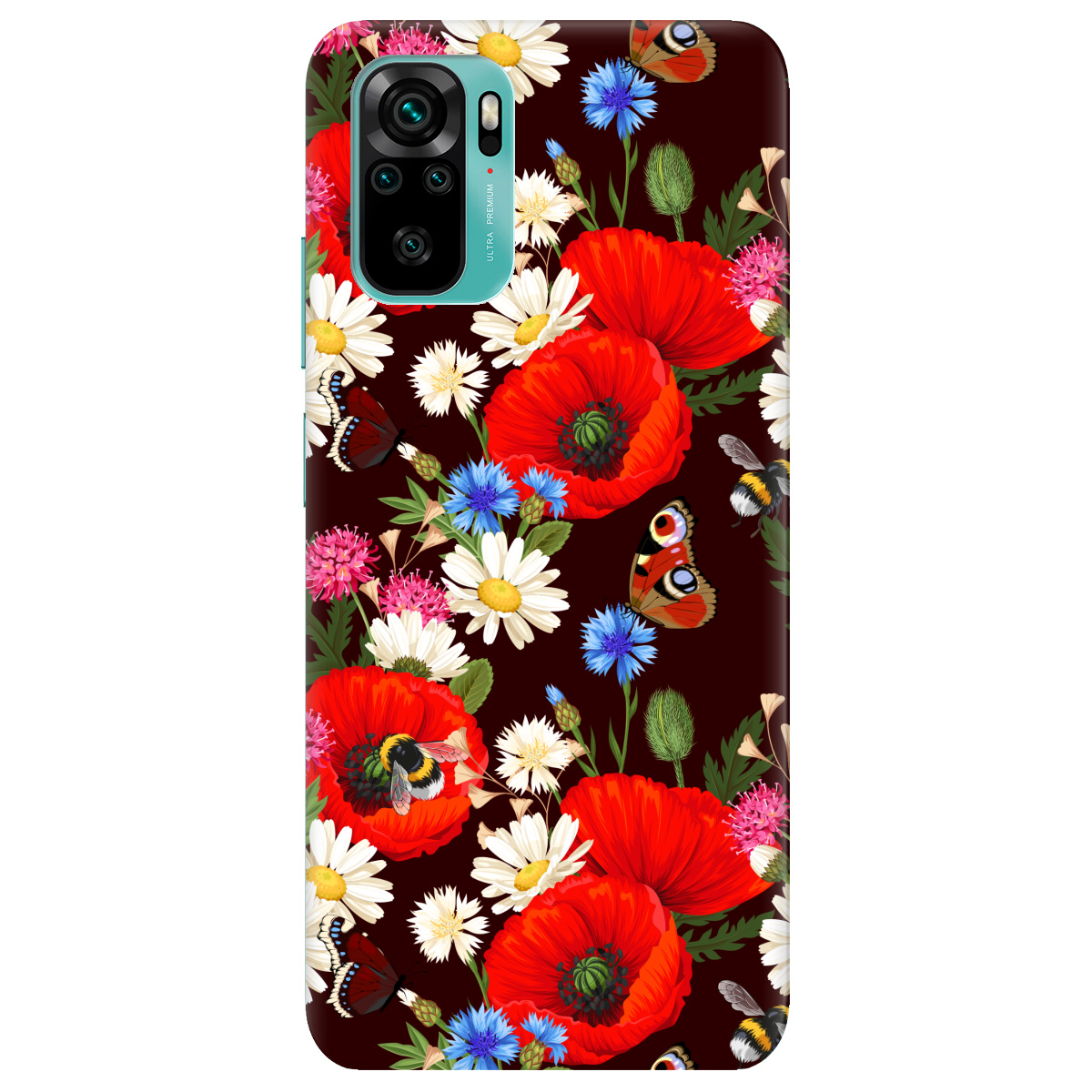 Чохол для Xiaomi Redmi Note 10s Лугові квіти - фото 1 - Чохли для телефонів