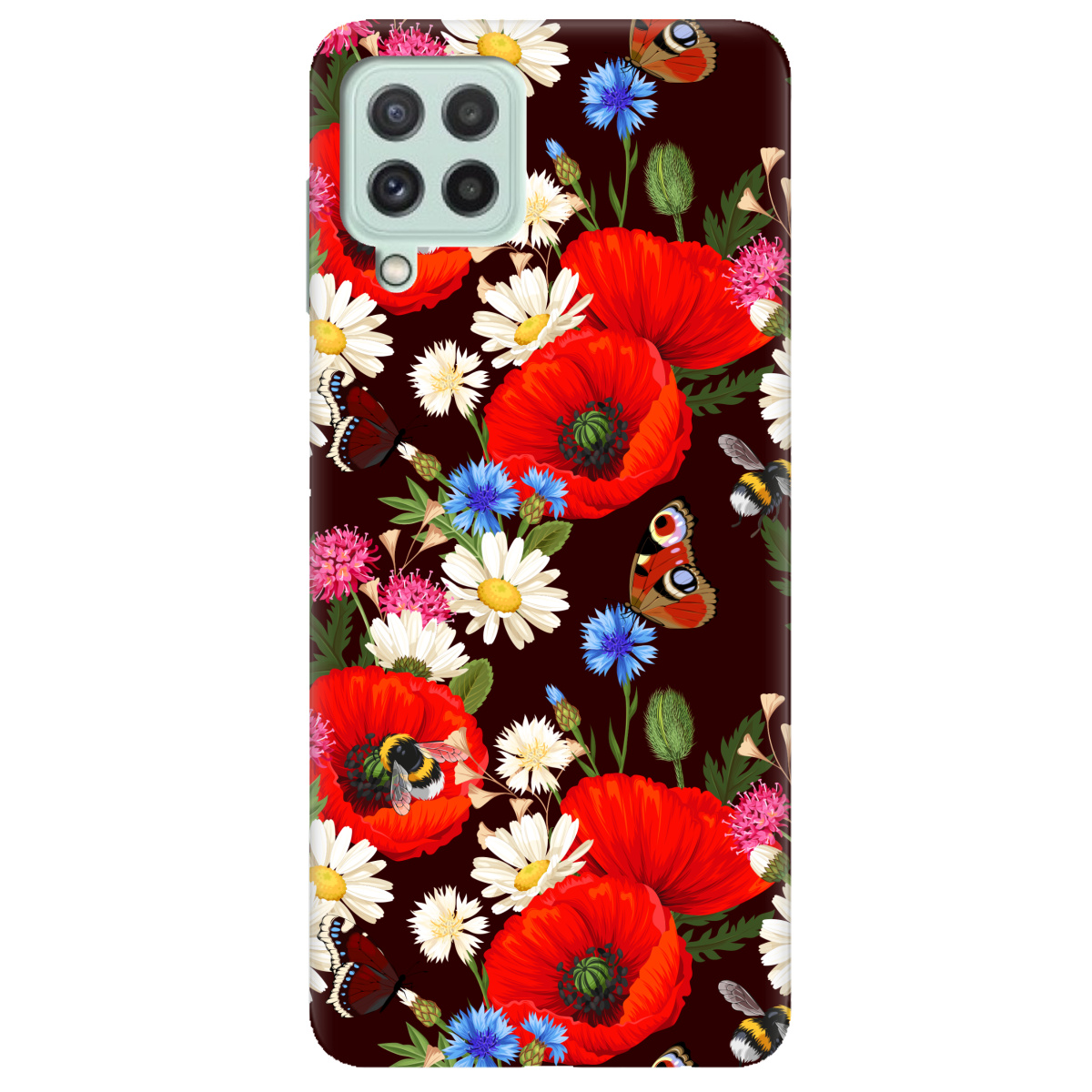 Чехол для Samsung Galaxy M32 Лугові квіти - фото 1 Чехол для Samsung Galaxy M32 Лугові квіти - фото 1 - Чехлы для телефонов