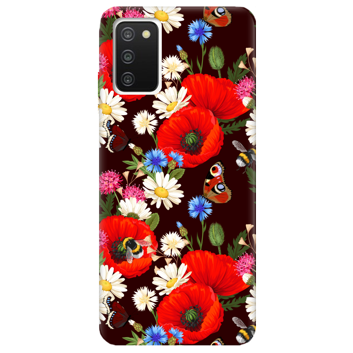 Чохол для Samsung Galaxy A03s Лугові квіти - фото 1 - Чохли для телефонів