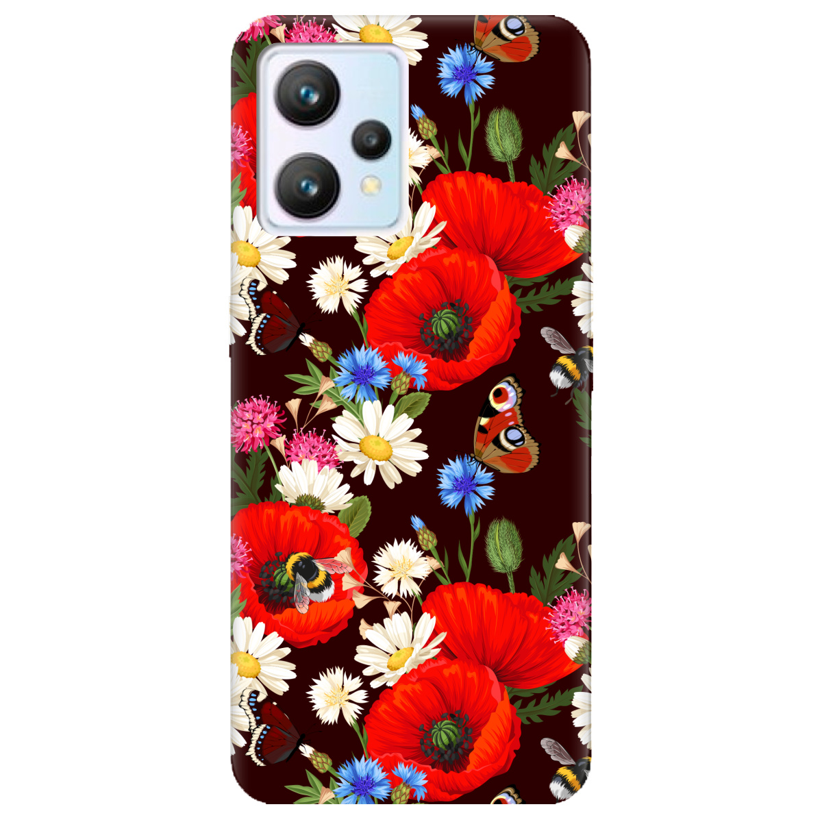 Чохол для Realme 9 Лугові квіти - фото 1 - Чохли для телефонів