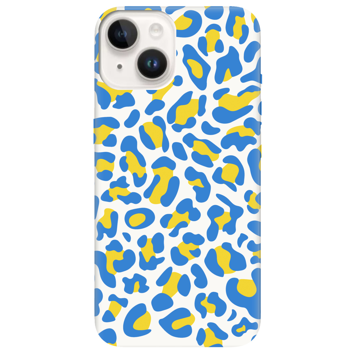 Чохол для Apple iPhone 14 Білий матовий soft touch LeopardUA - фото 1 - Чохли для телефонів